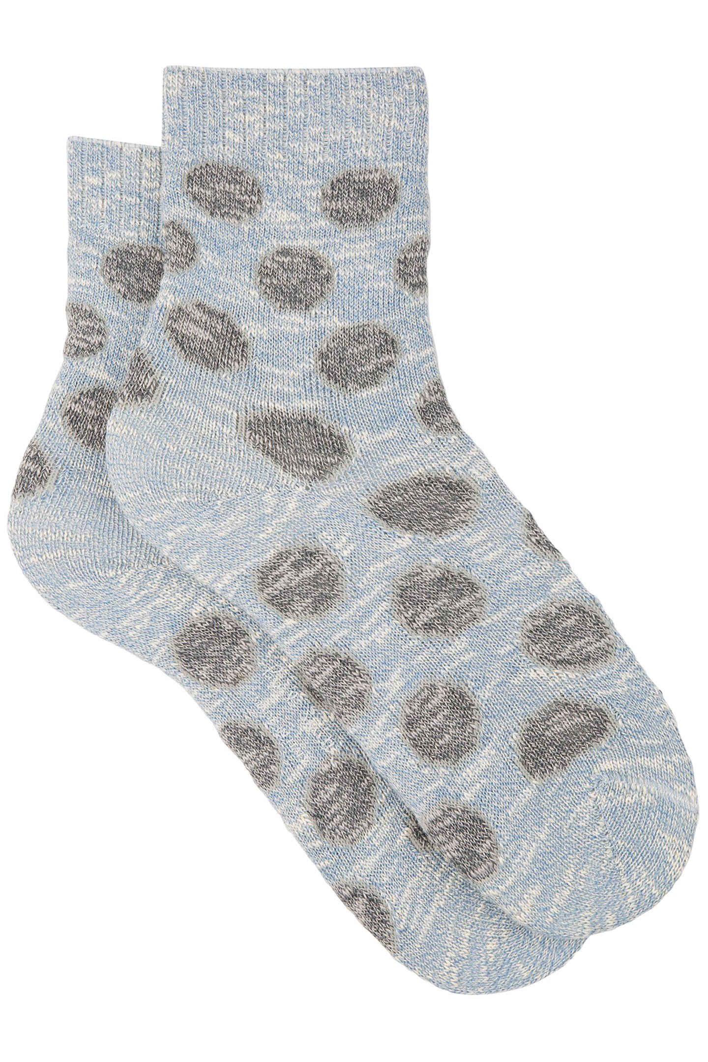 SOCK BELINDA DOT TURQUOISE 1