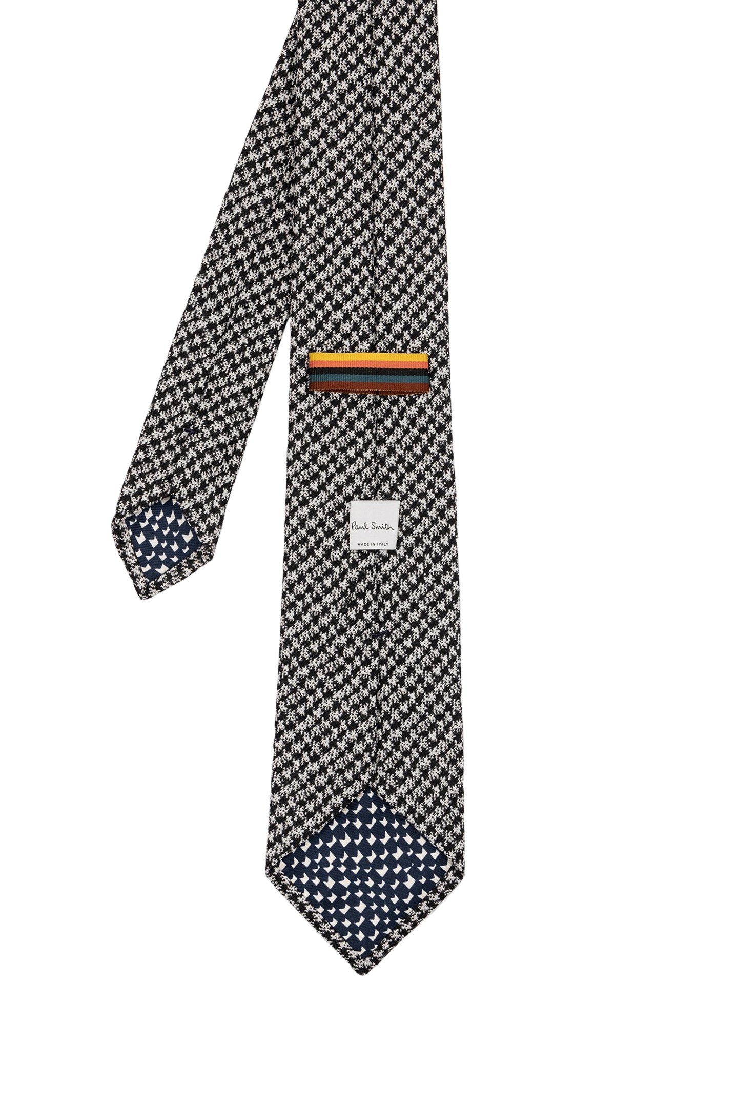 MEN TIE CHECK BLACK 2