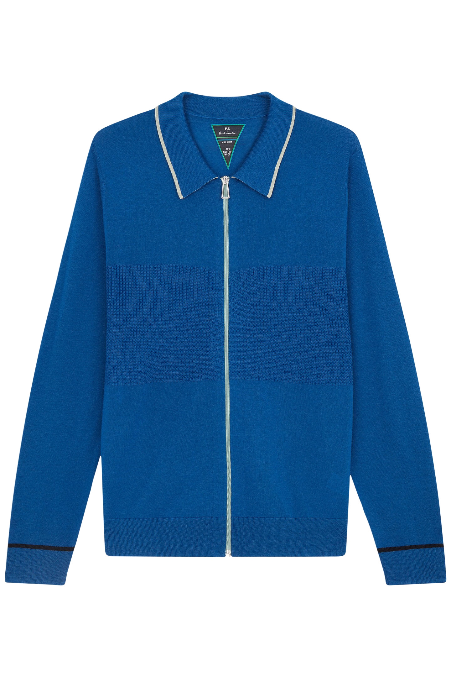 CARDIGAN ZIP THRU COBALT BLUE 4
