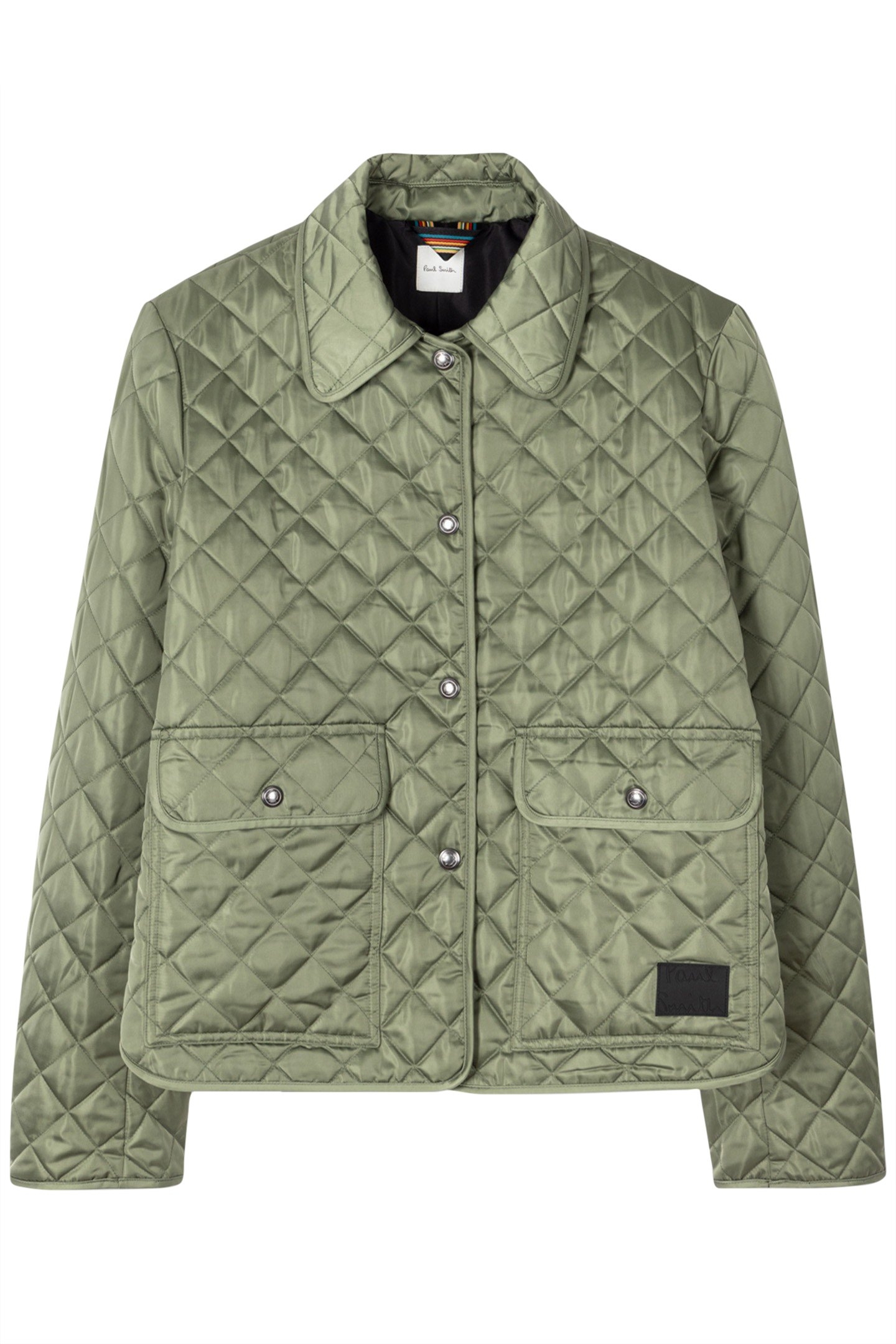 WOMENS QUILTED JACKET MILITARY GREEN 4