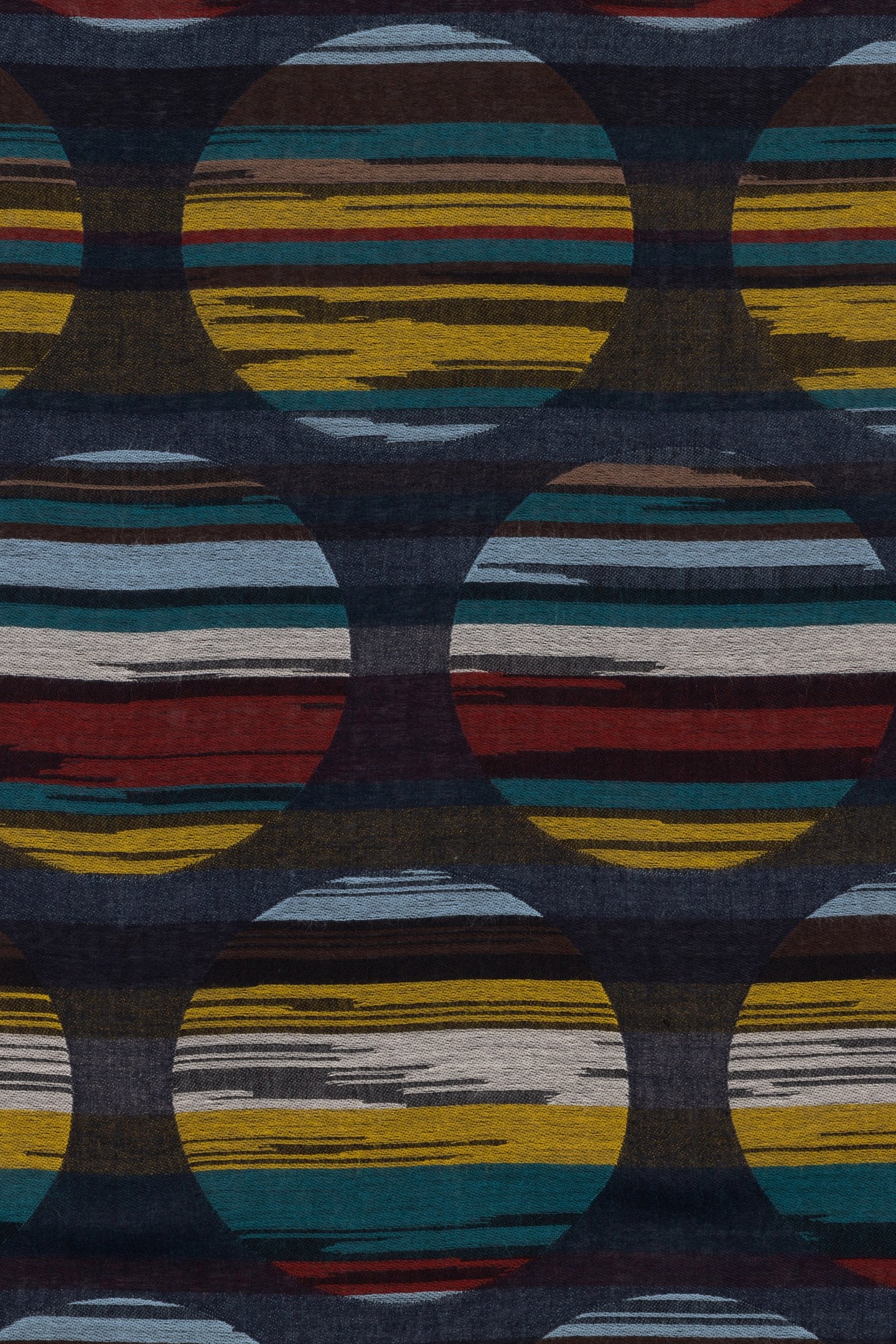 MEN SCARF SIGNATURE POLKA BLACK 3