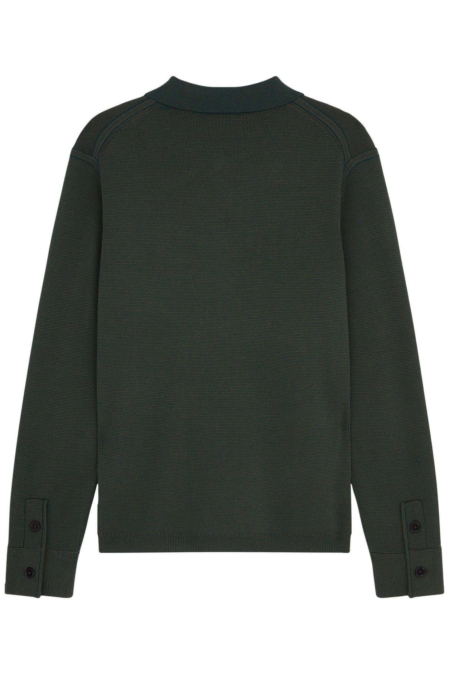 MENS CARDIGAN ZIP THRU BOTTLE GREEN 5