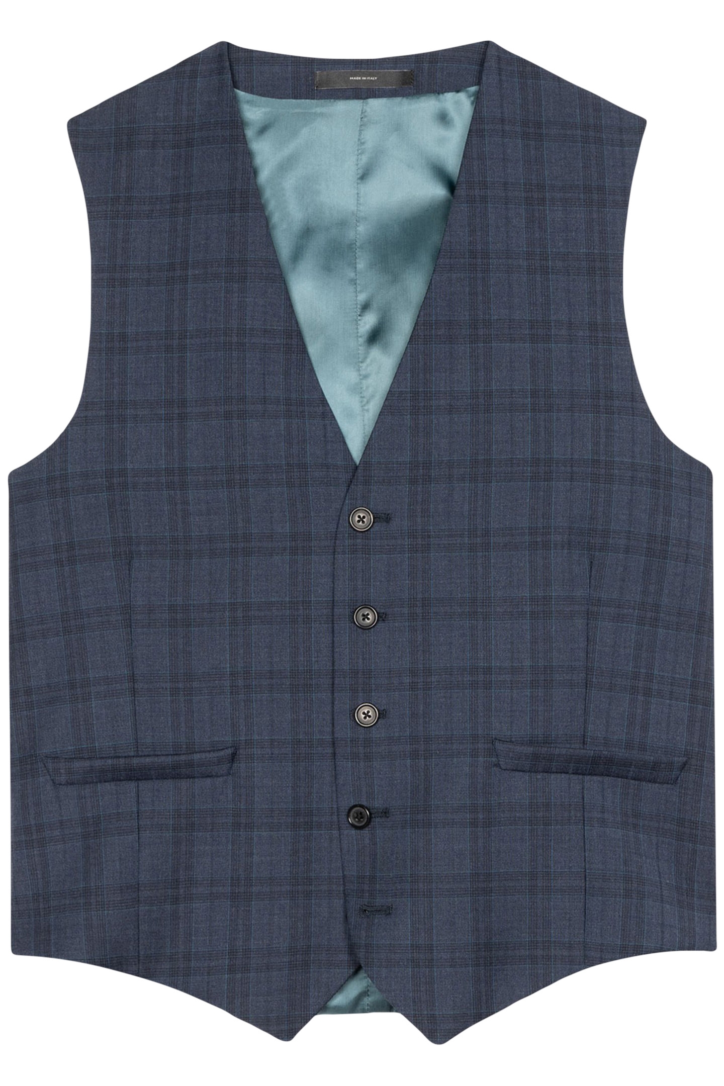 TAILORED FIT 3PCE 2 BUTTON SUIT NAVY 4