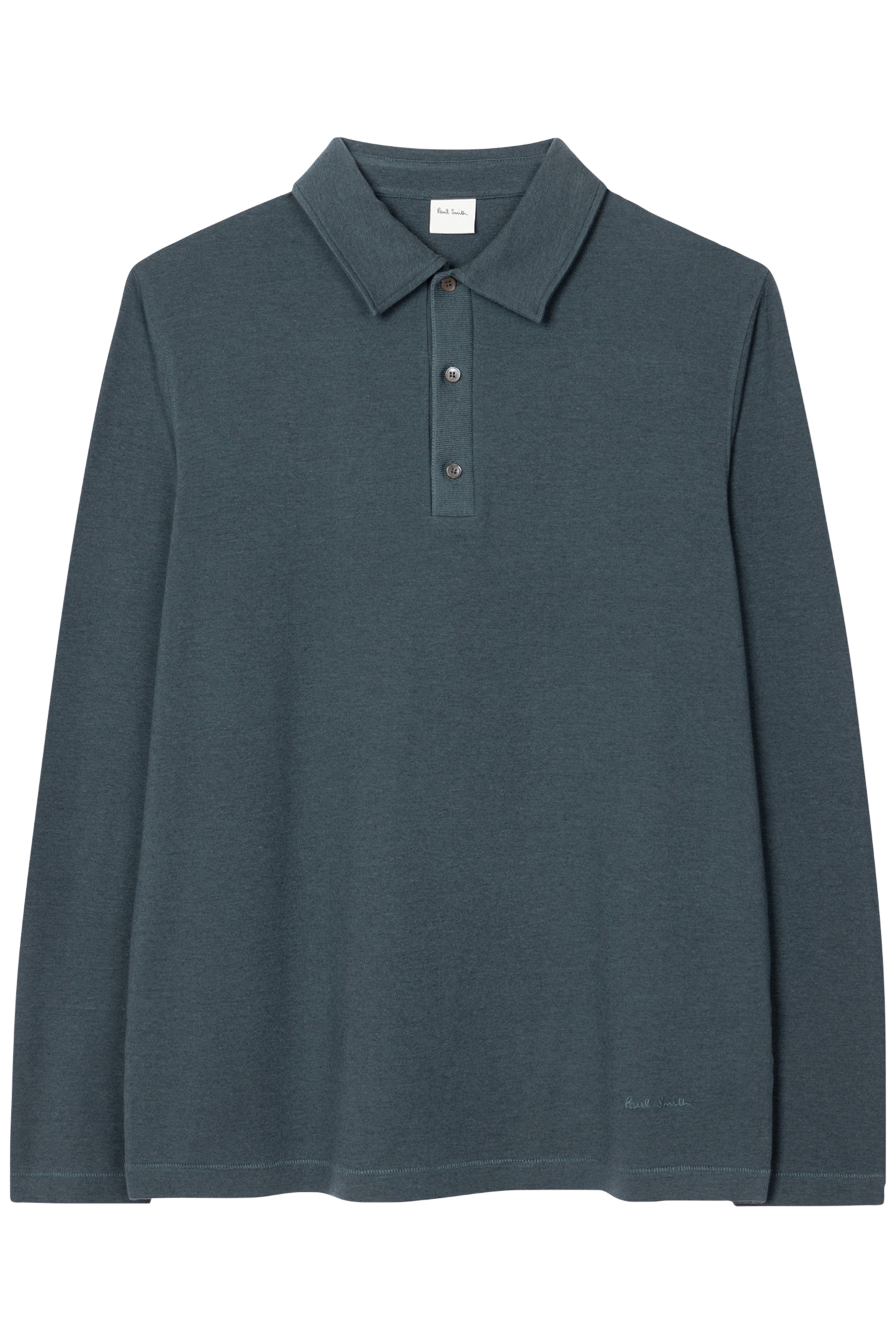 LS POLO SHIRT PETROL BLUE 3