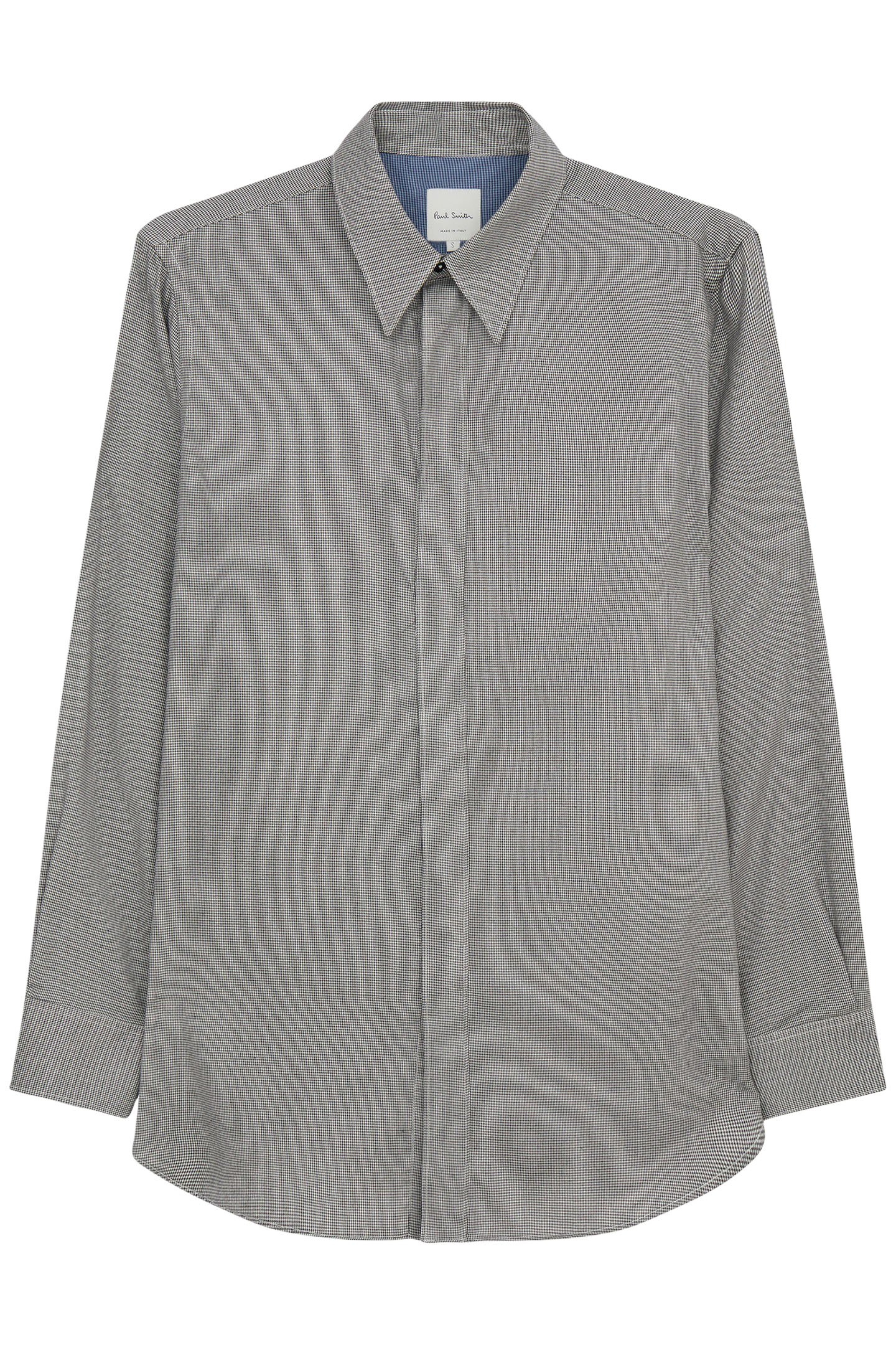 MENS S/C TAILORED FIT SHIRT BLACK MELANGE 1