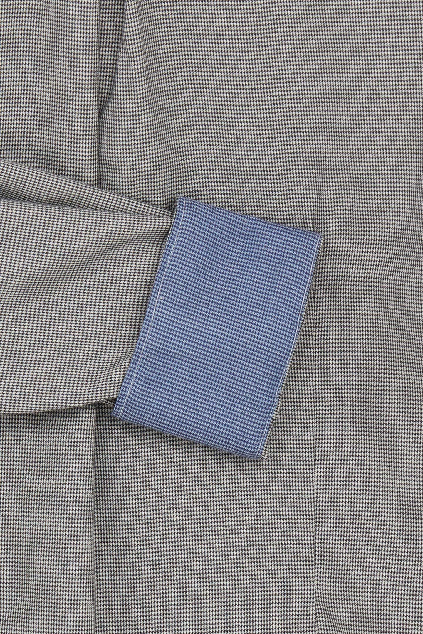 MENS S/C TAILORED FIT SHIRT BLACK MELANGE 2