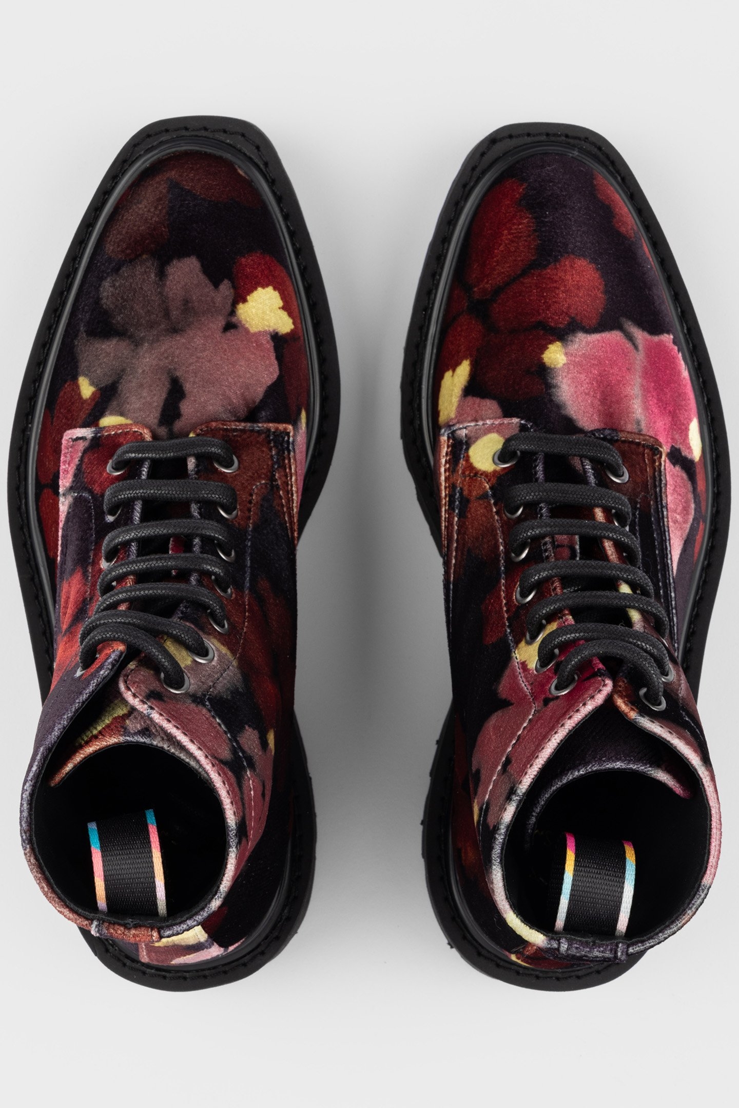 SHOE MORELLO FLOWER PRINT DARK RUST 3