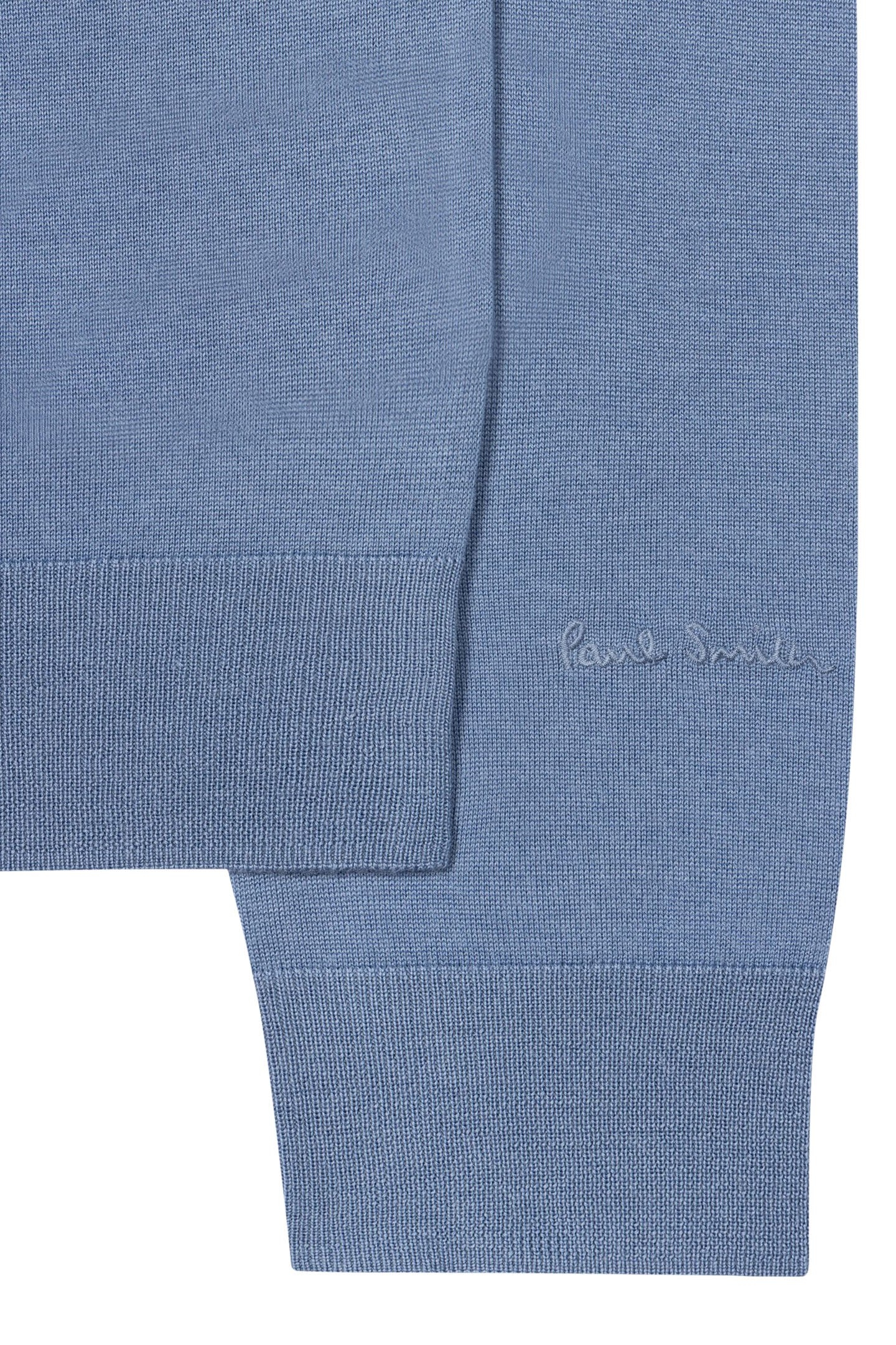 MENS CARDIGAN ZIP THRU GREYISH BLUE 2