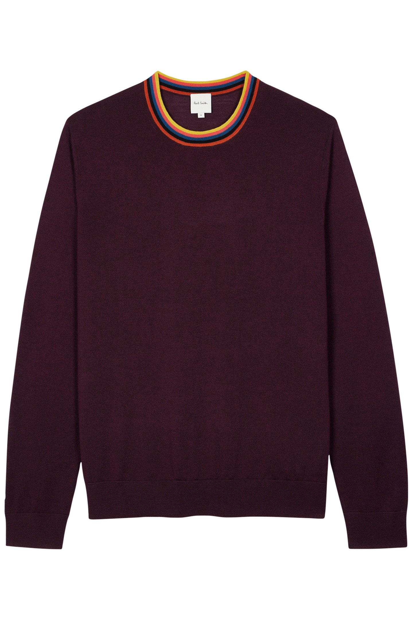 SWEATER CREW NECK BURGUNDY/BORDE 1