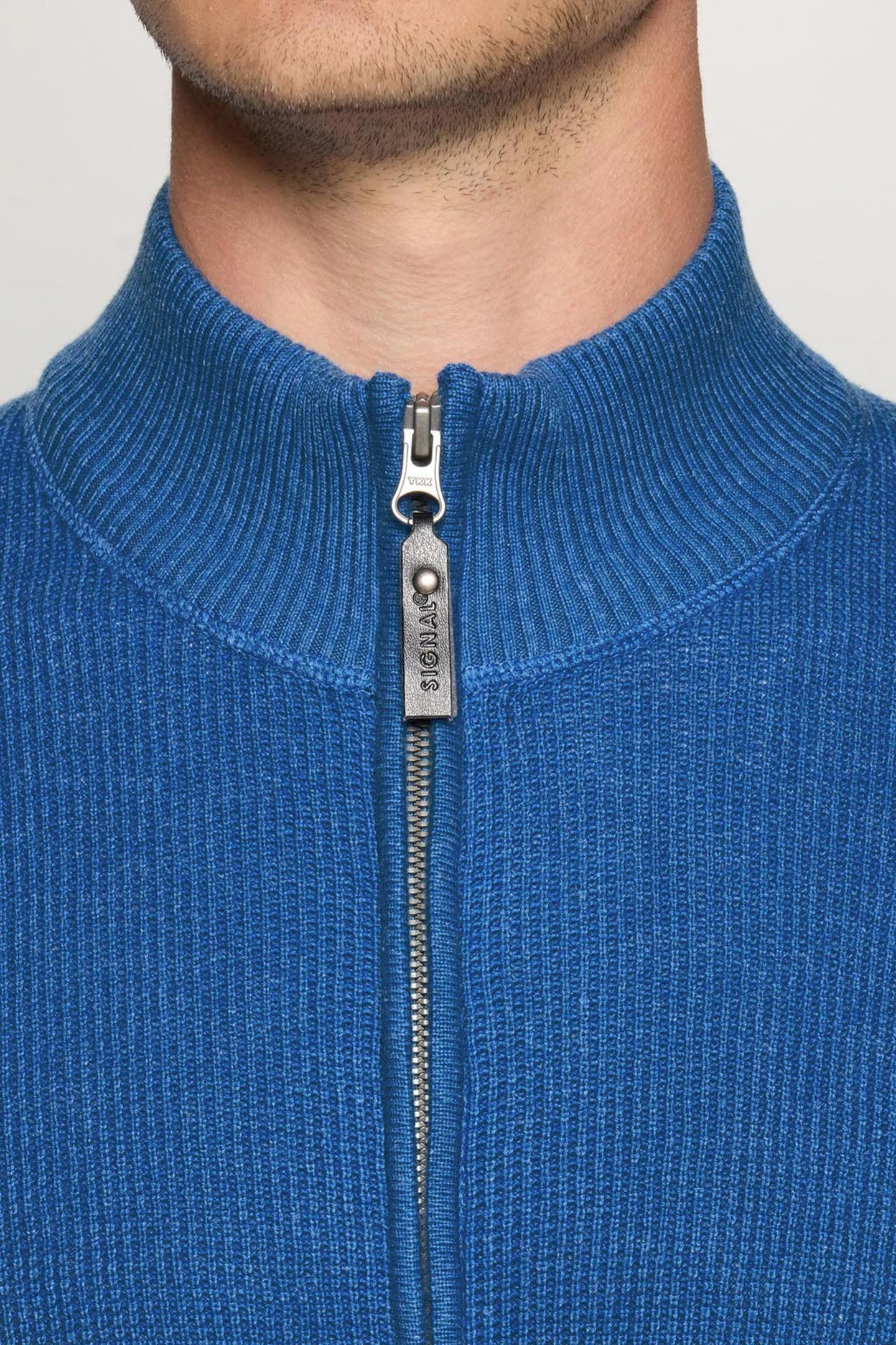 CONNORSI STRUCTURE CARDIGAN+ BLUE SLIP STREAM MEL 6