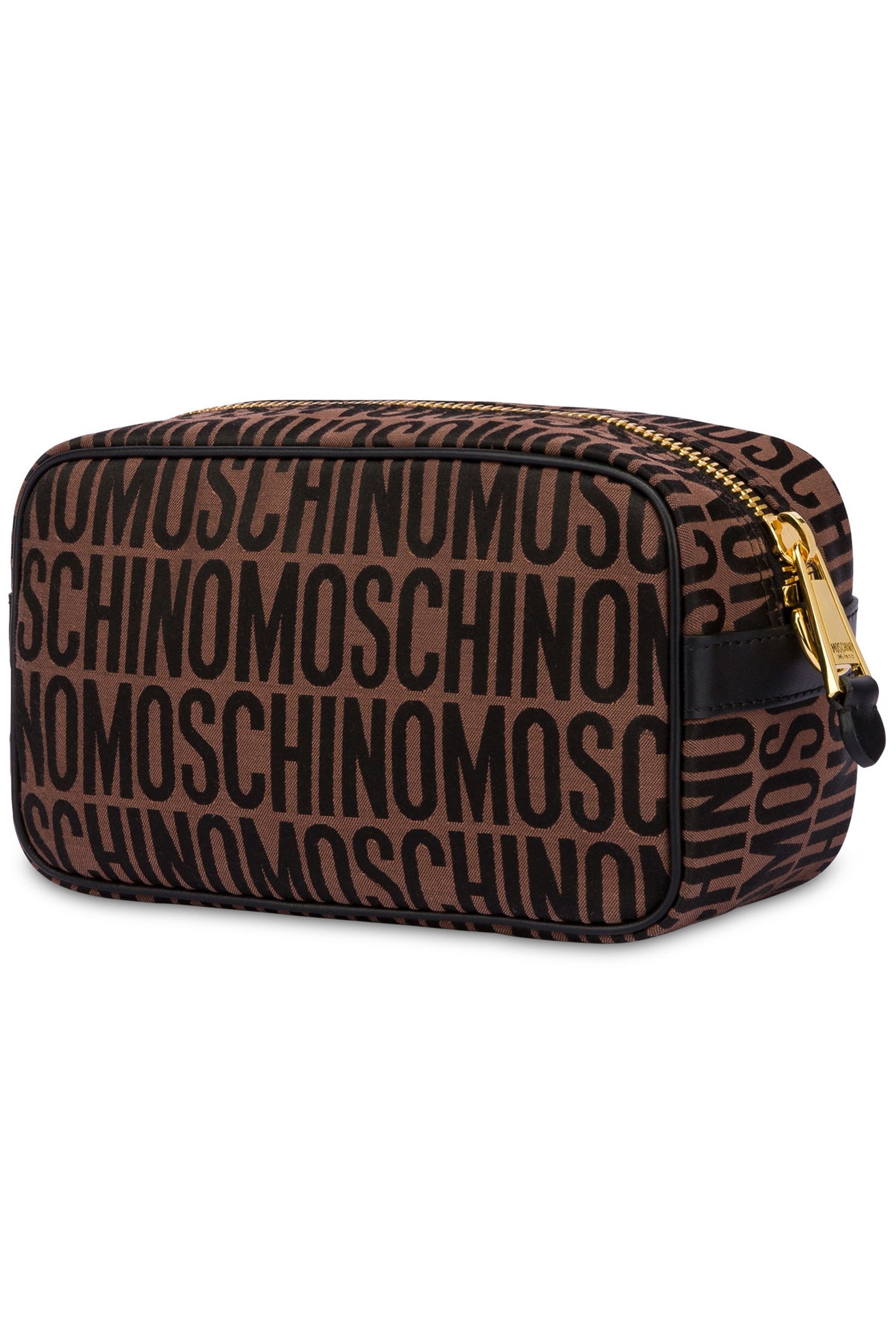 ALLOVER LOGO NYLON BEAUTY CASE BROWN 2