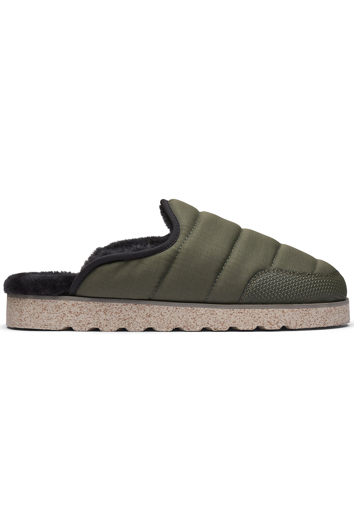 INDOOR SLIPPER OLIVE/BLACK 1