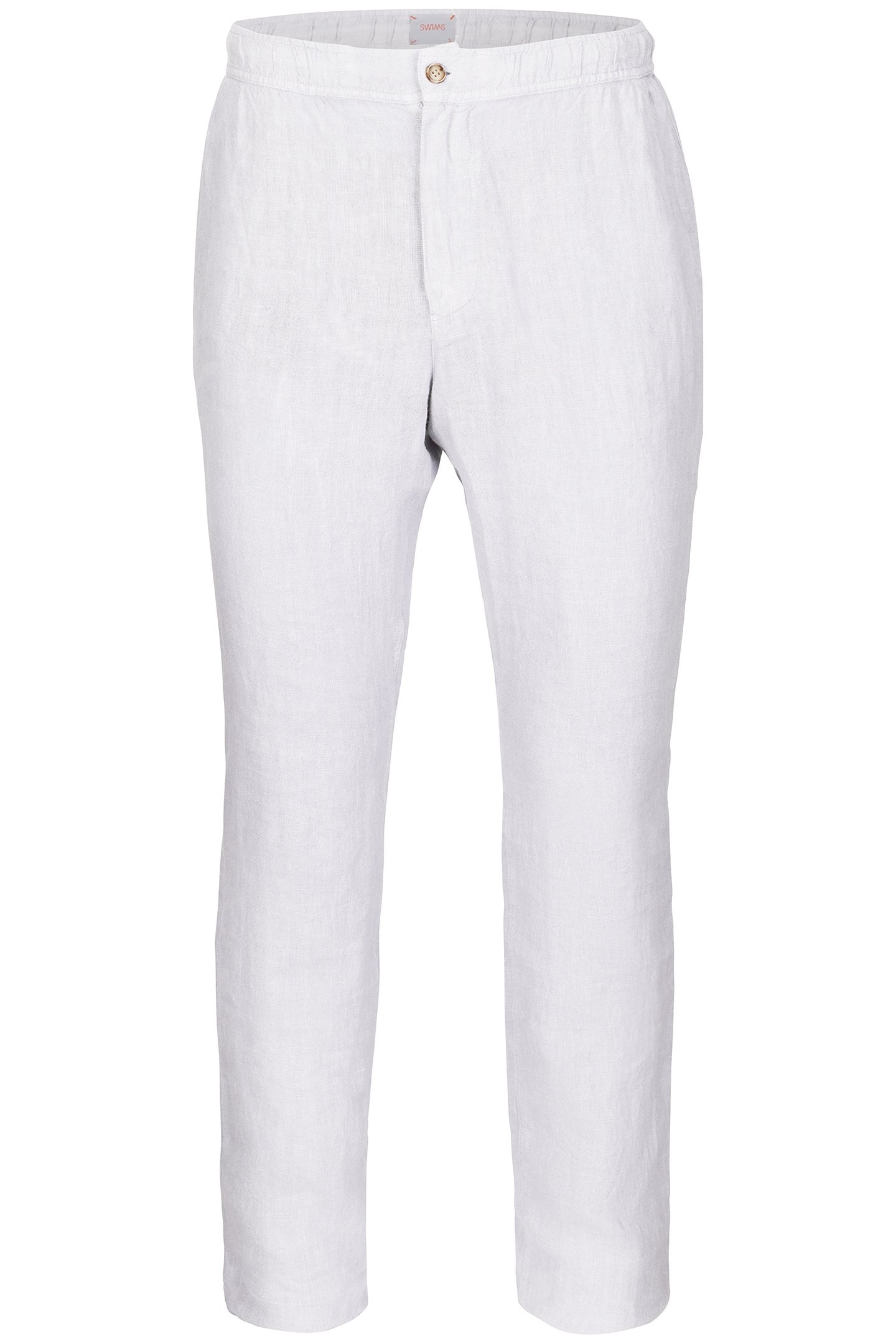 AMALFI SLIM LINEN PANT WHITE 1