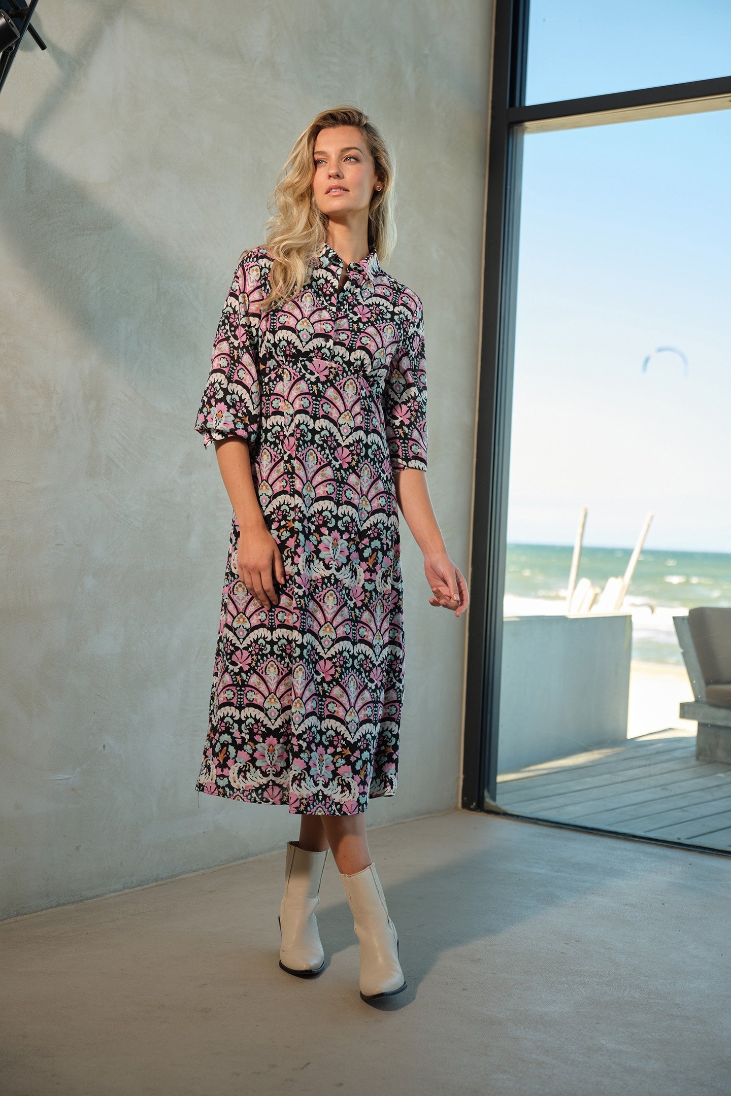 DRESS FOLK TALES BLACK PRINT BLACKS 1