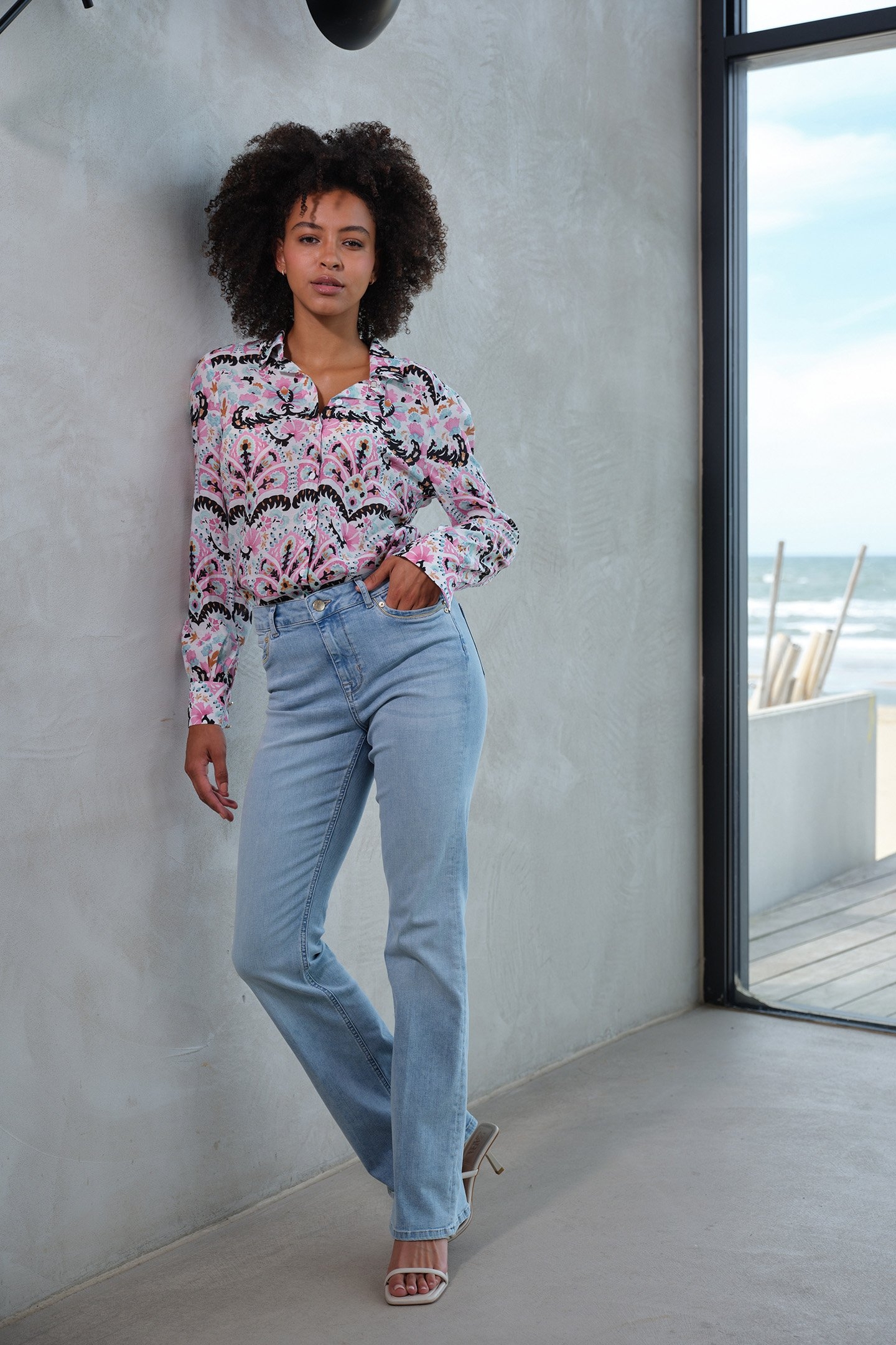 BLOUSE FOLK TALES WHITE OFF WHITE 1