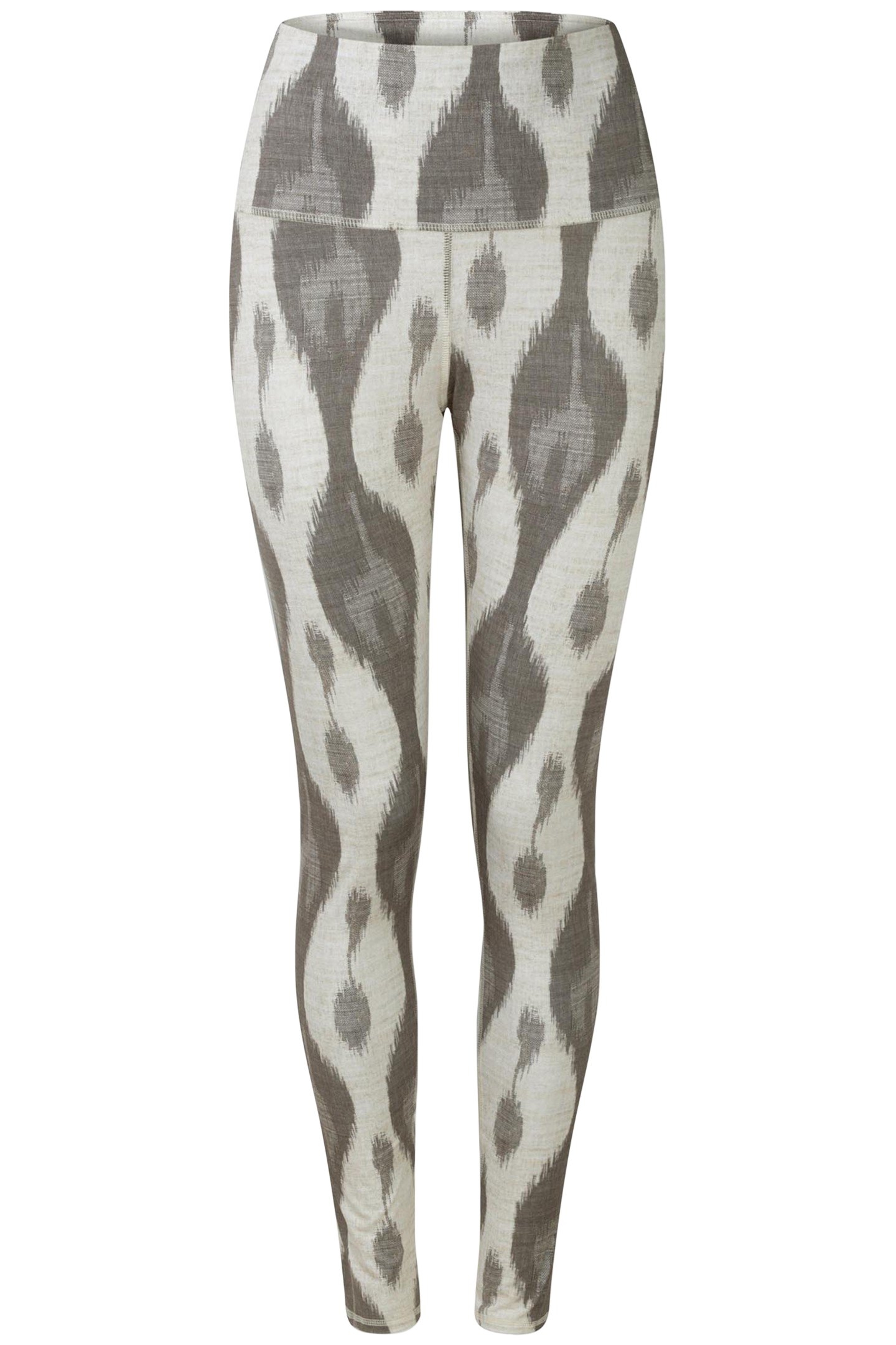 YOGA LEGGINGS IKAT ECRU 4
