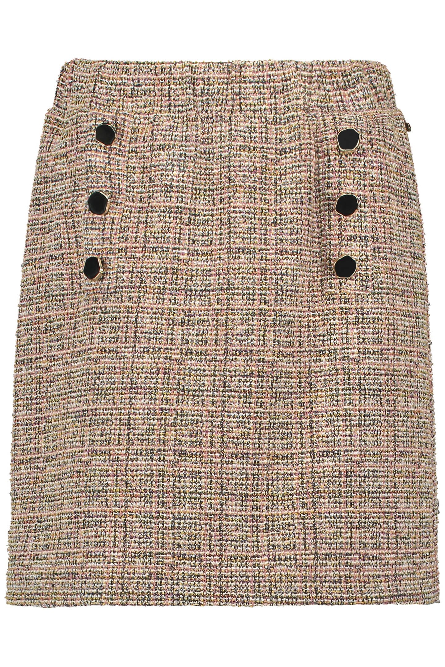 SKIRT STRETCH TWEED MULTI COLOUR 2