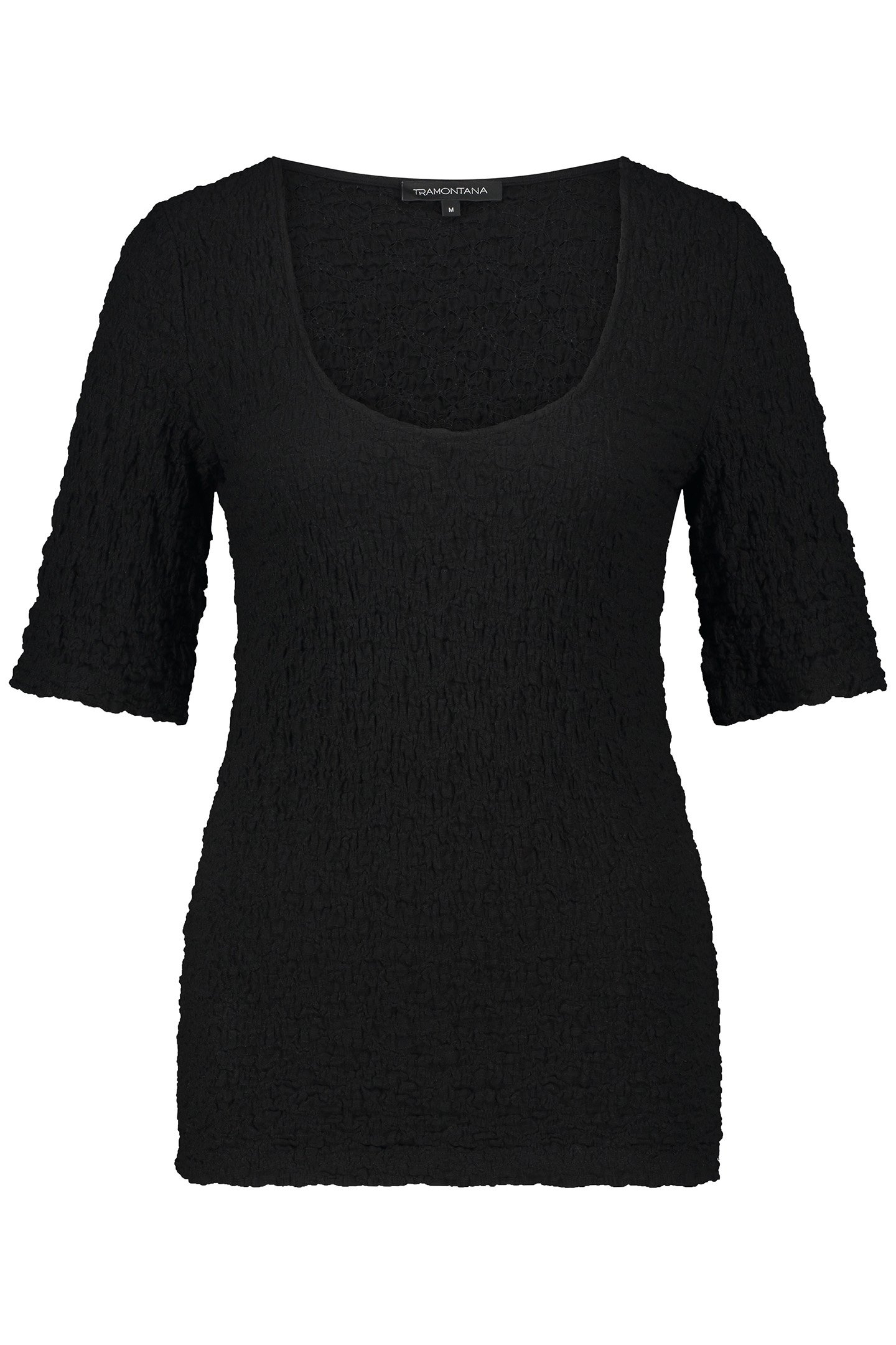 TOP STRUCTURE SCOOP NECK BLACK 2