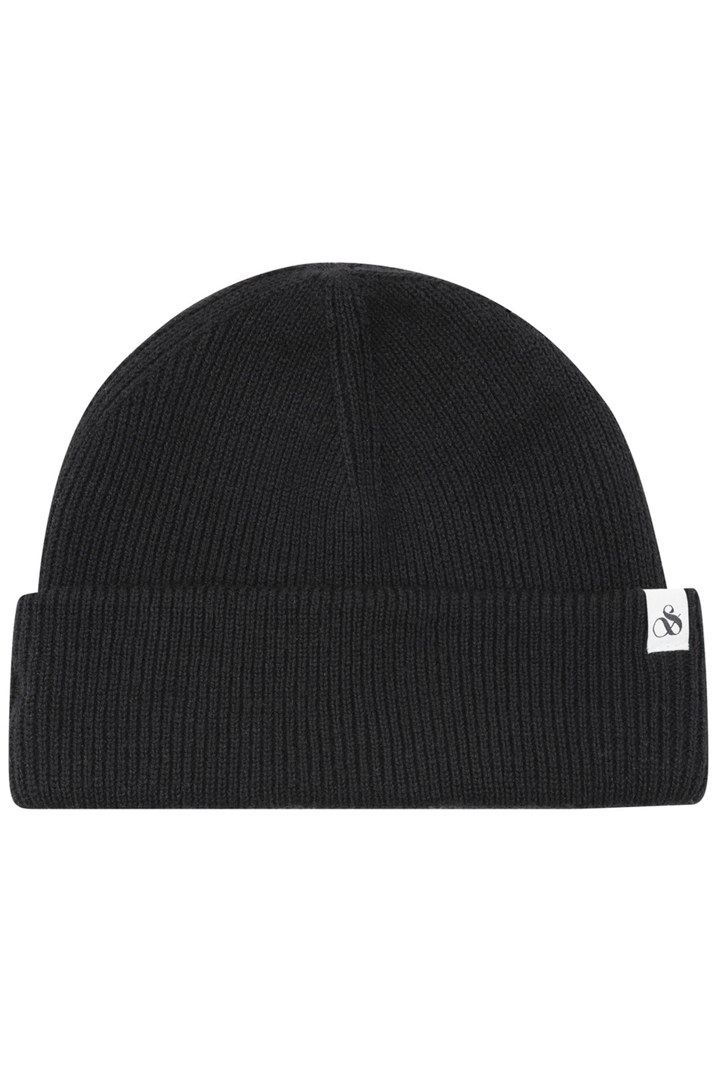 UNISEX S&S CAPTAIN CUFF BEANIE BLACK 1