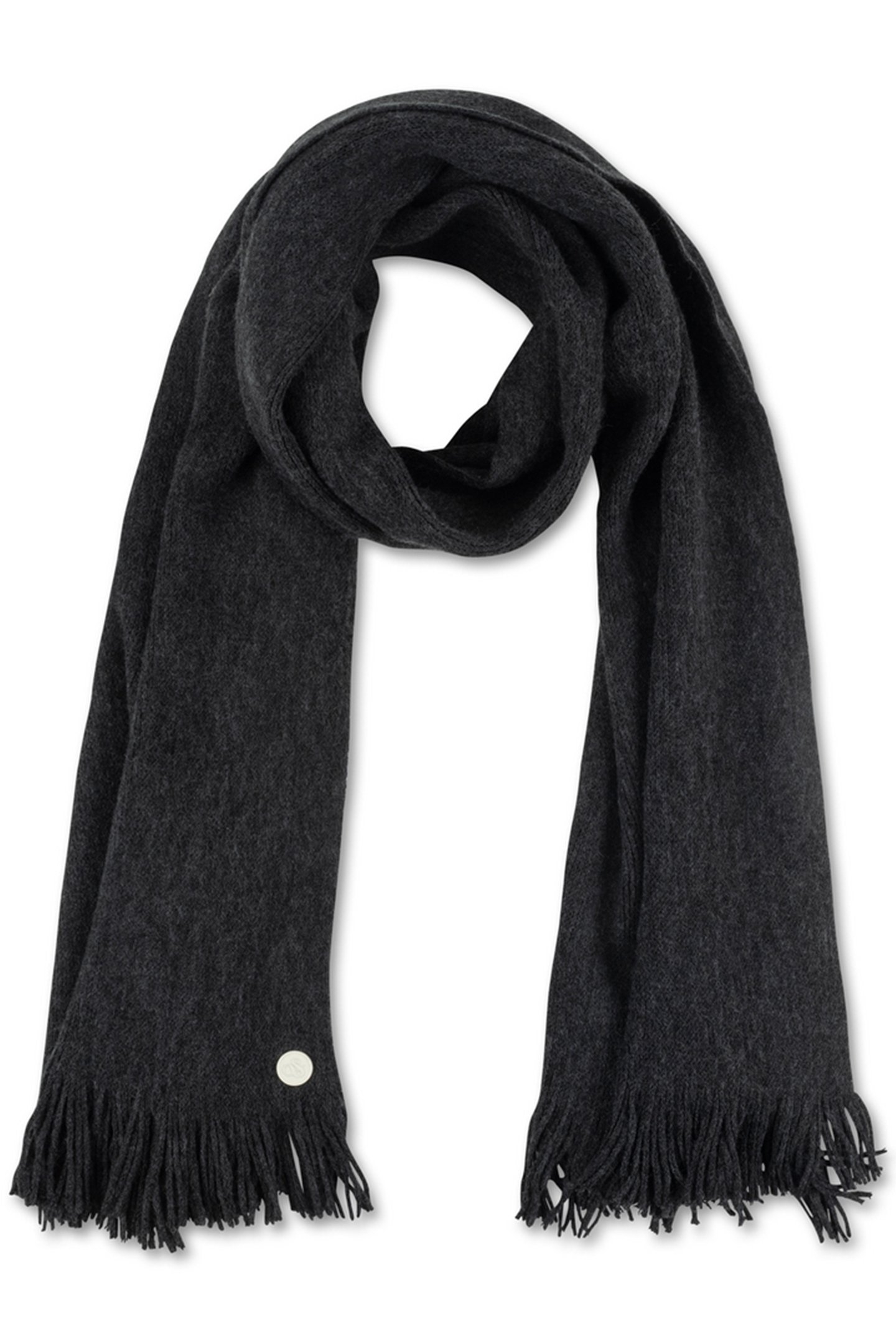 UNISEX S&S OVERSIZED SCARF DARK GREY 1