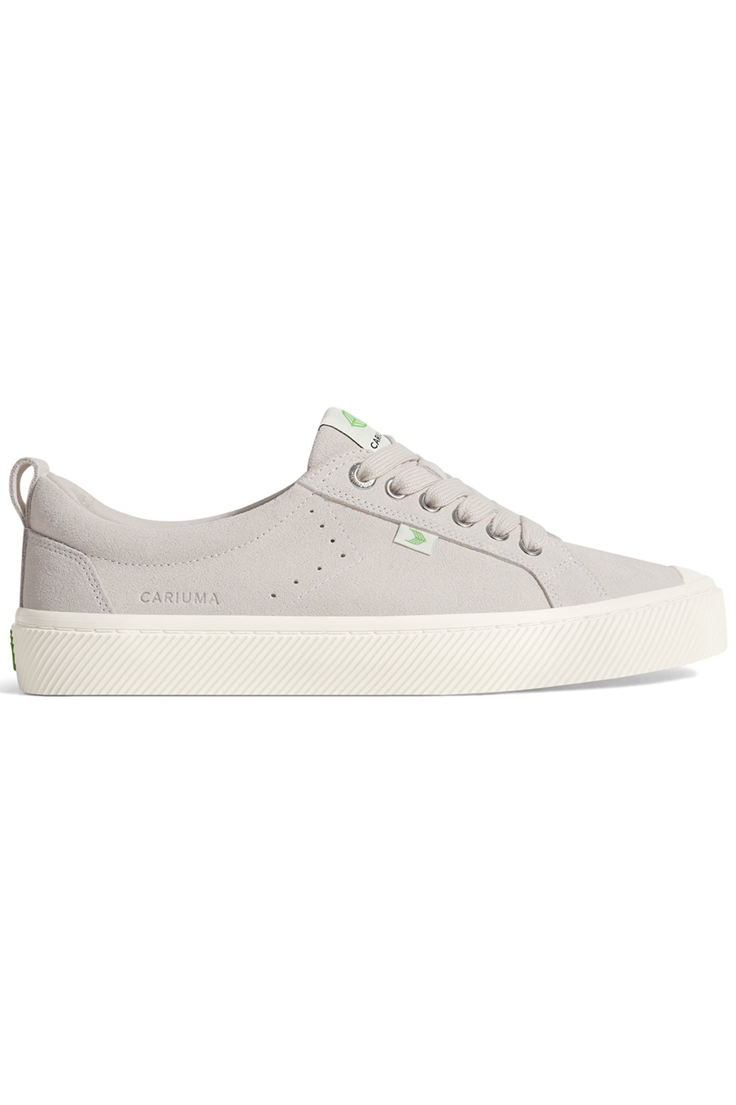 OCA LOW VINTAGE WHITE SUEDE SNEAKER 1