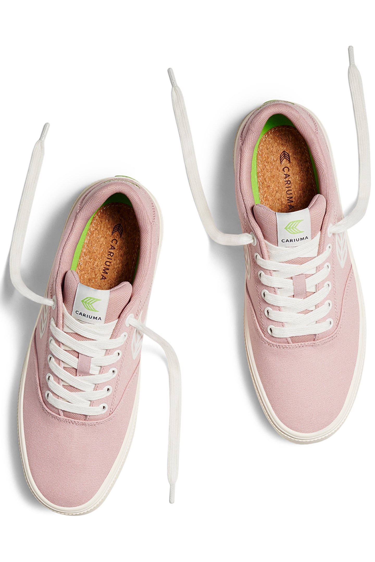 NAIOCA ROSE CANVAS IVORY LOGO SNEAKER 3