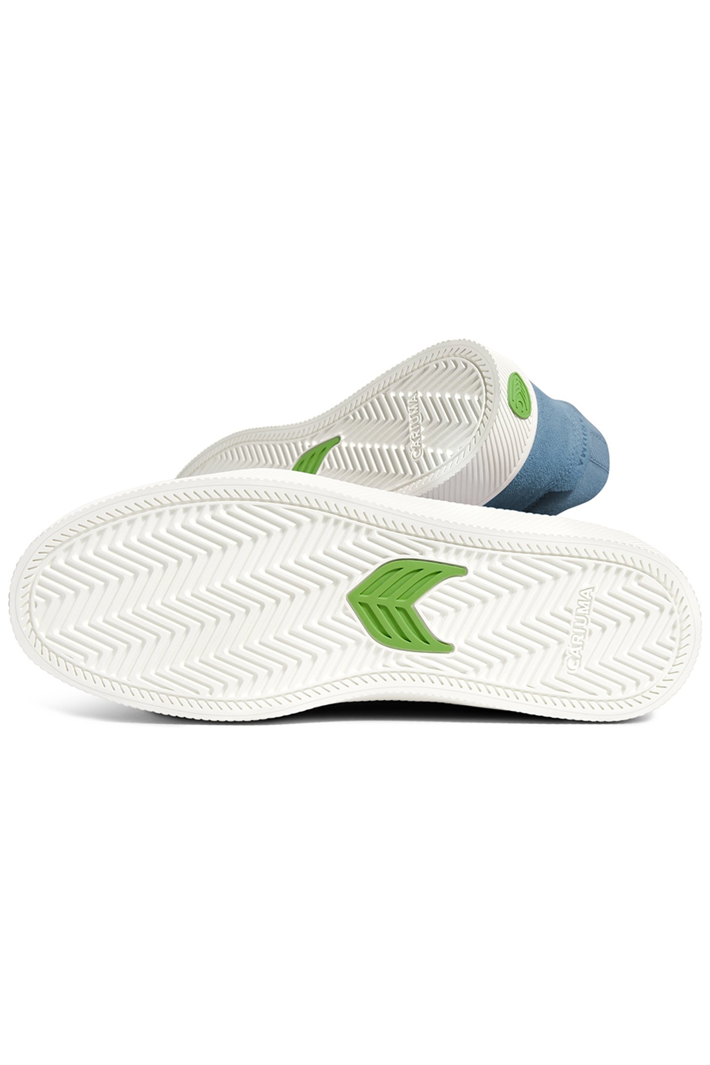 VALLELY ARGENTINA BLUE SUEDE WASHED BLUE LOGO SNEAKER 3