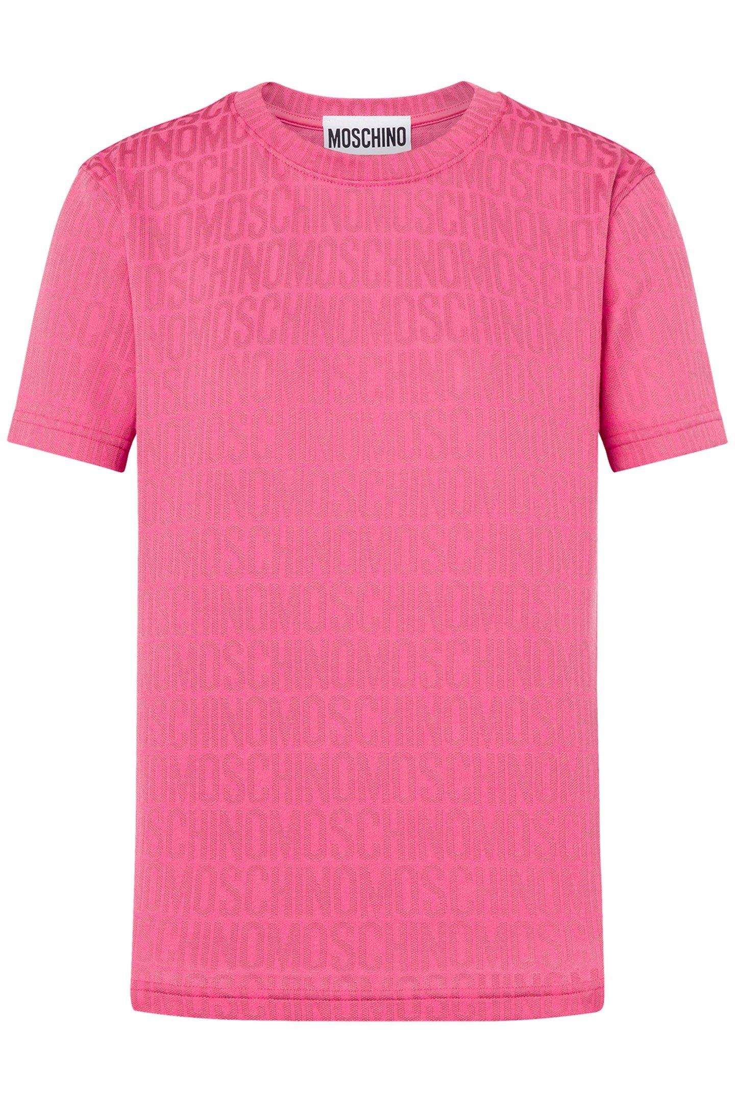 ALLOVER LOGO JERSEY T-SHIRT PINK 3