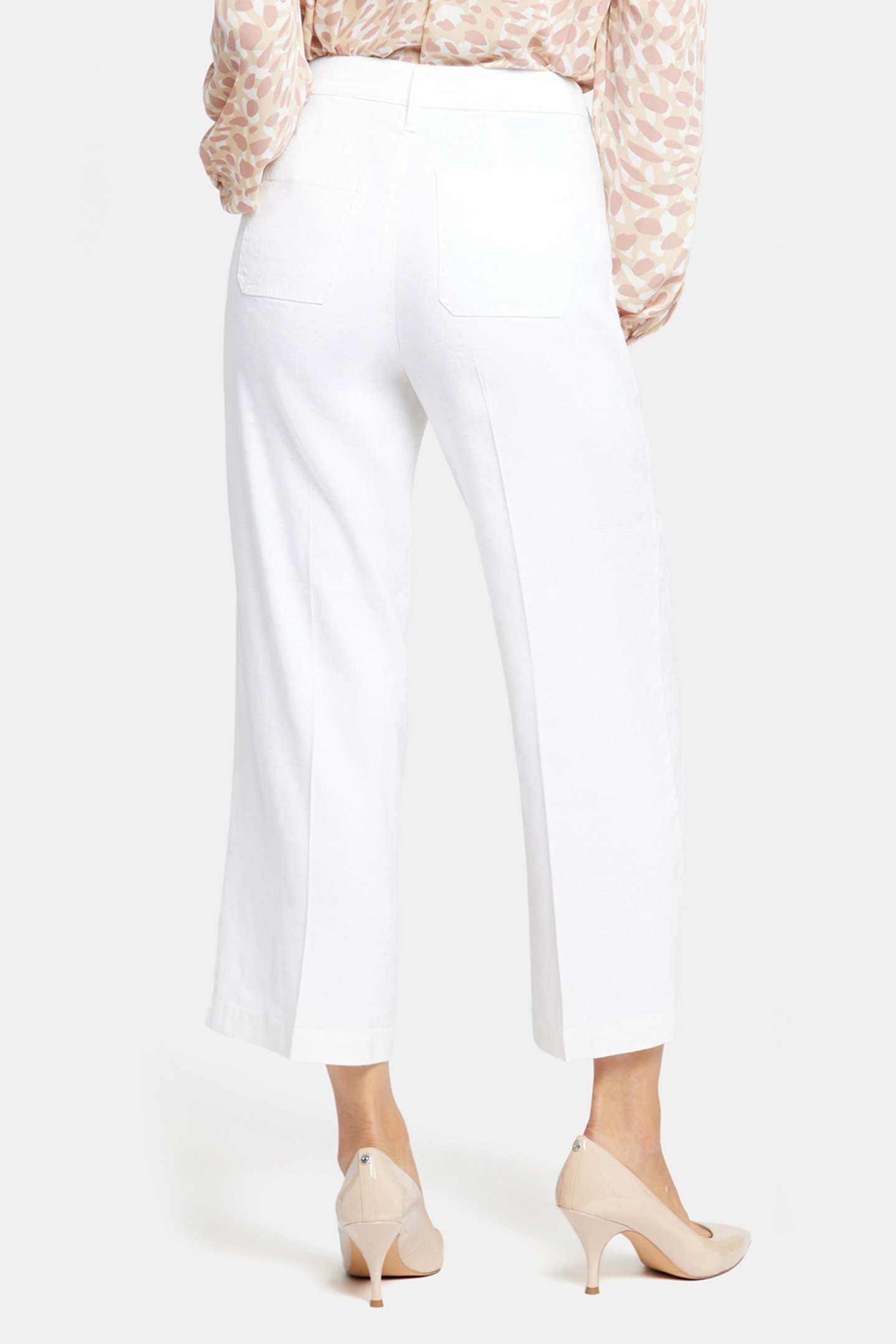 WIDE LEG CROPPED CARGO OPTIC WHITE 2