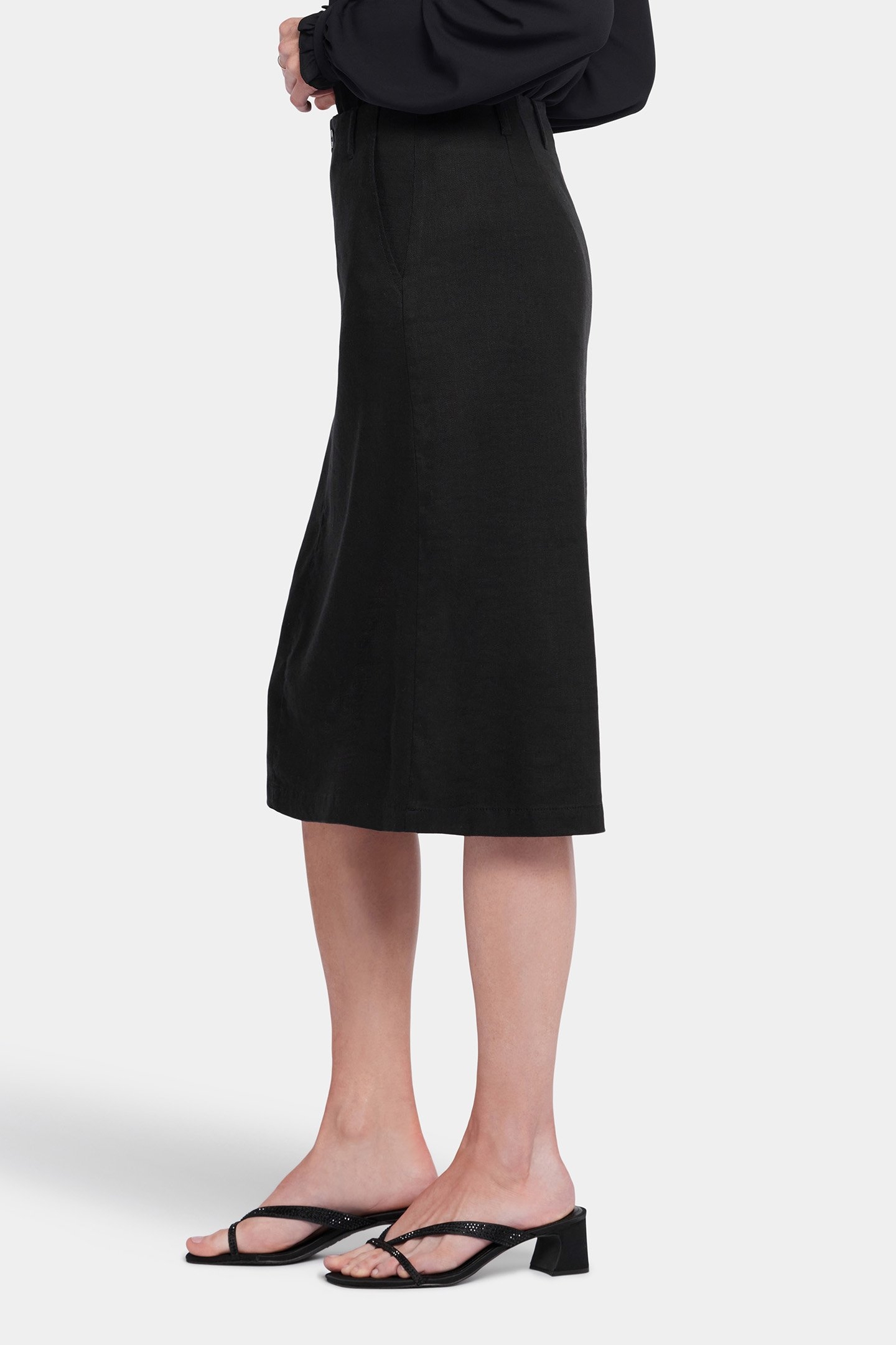 MARILYN A-LINE SKIRT BLACK 5