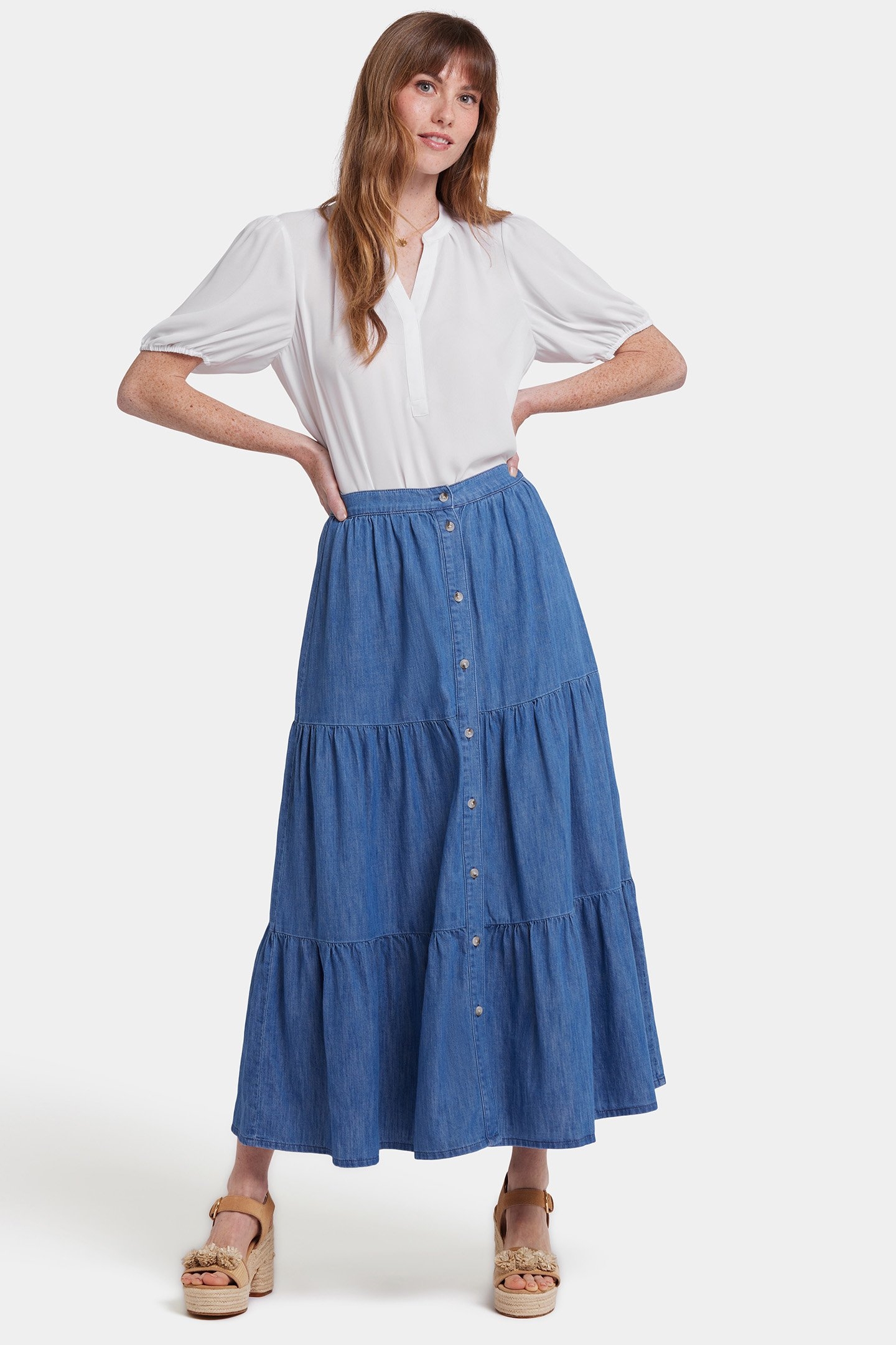 TIERED MAXI SKIRT EVERLY 4