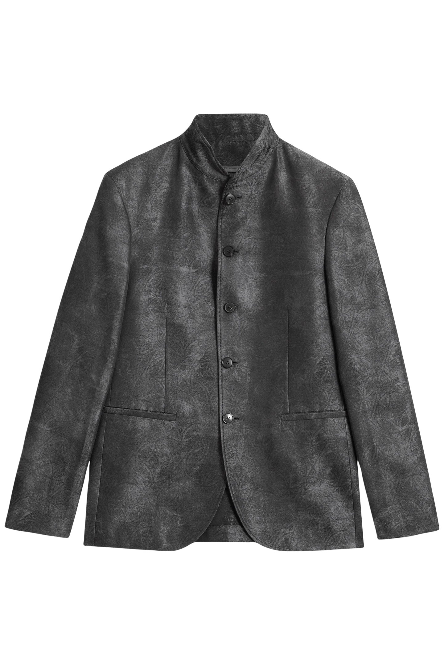 DORAN JACKET - SLIM FIT STAND UP WIRE IN ECLIPSE HTHR 2