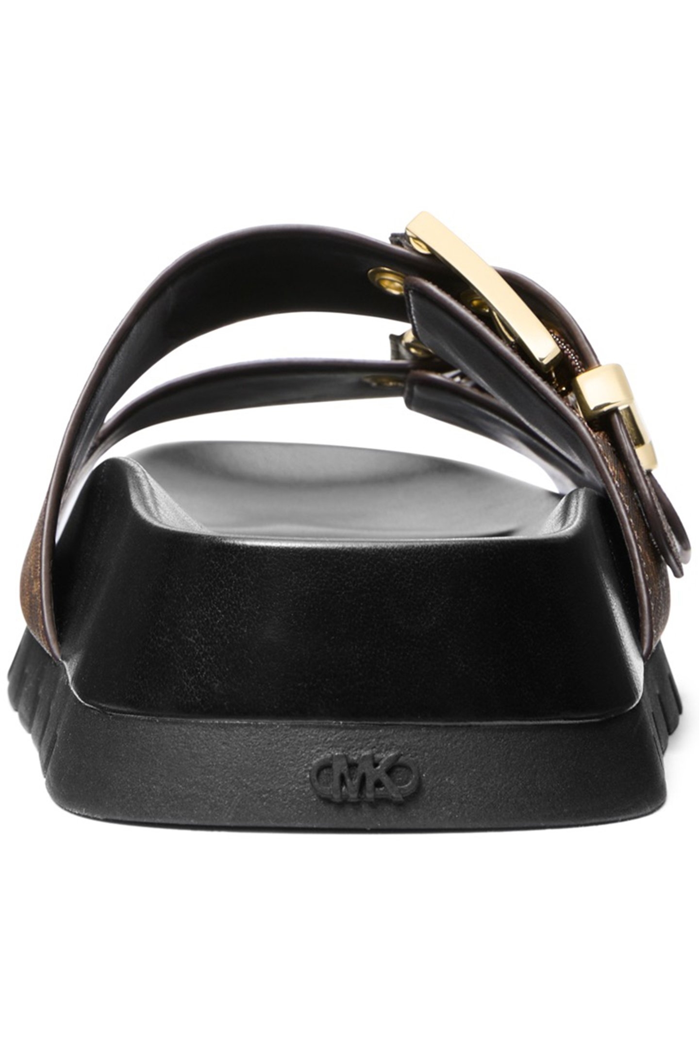 COLBY FLAT SANDAL IN BROWN AND BLACK 3