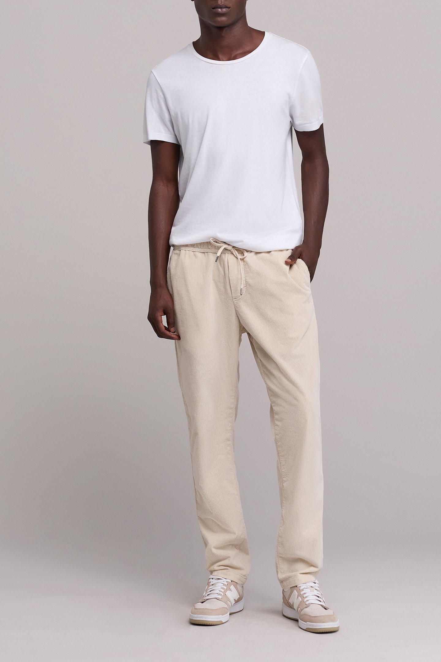COMFORT BEIGE CORDUROY PANT 3
