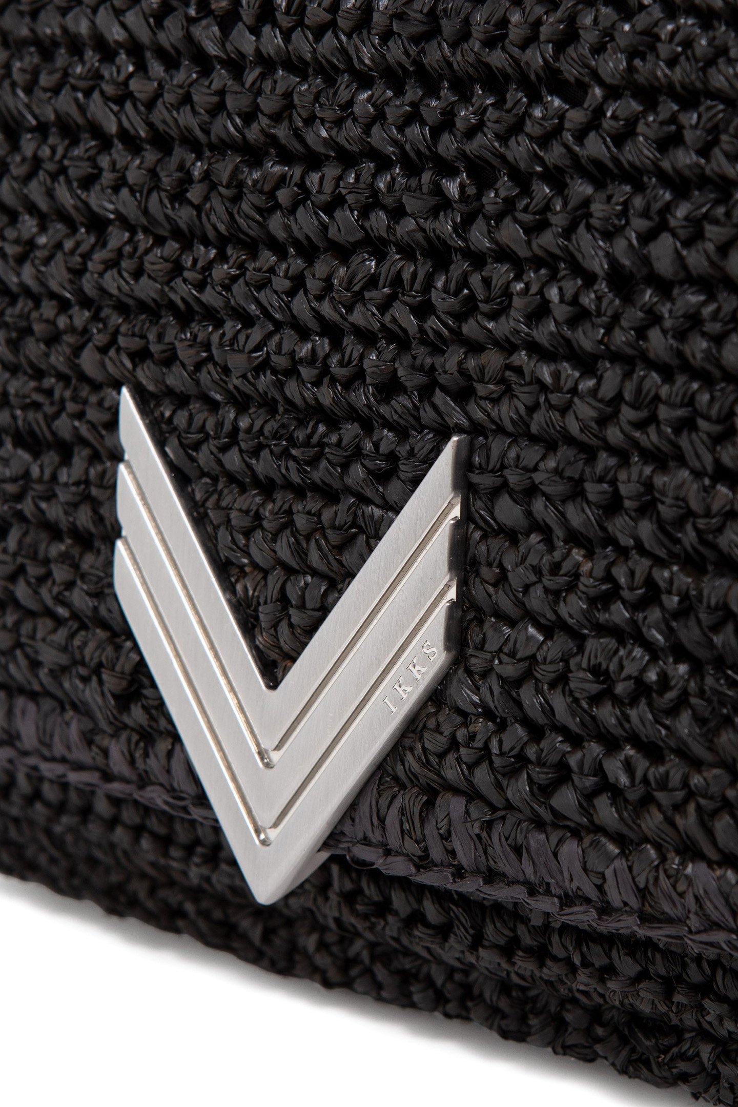 THE 111 BAMBOO BEACH BLACK MIX RAFFIA AND SUEDE FOR WOMEN 5