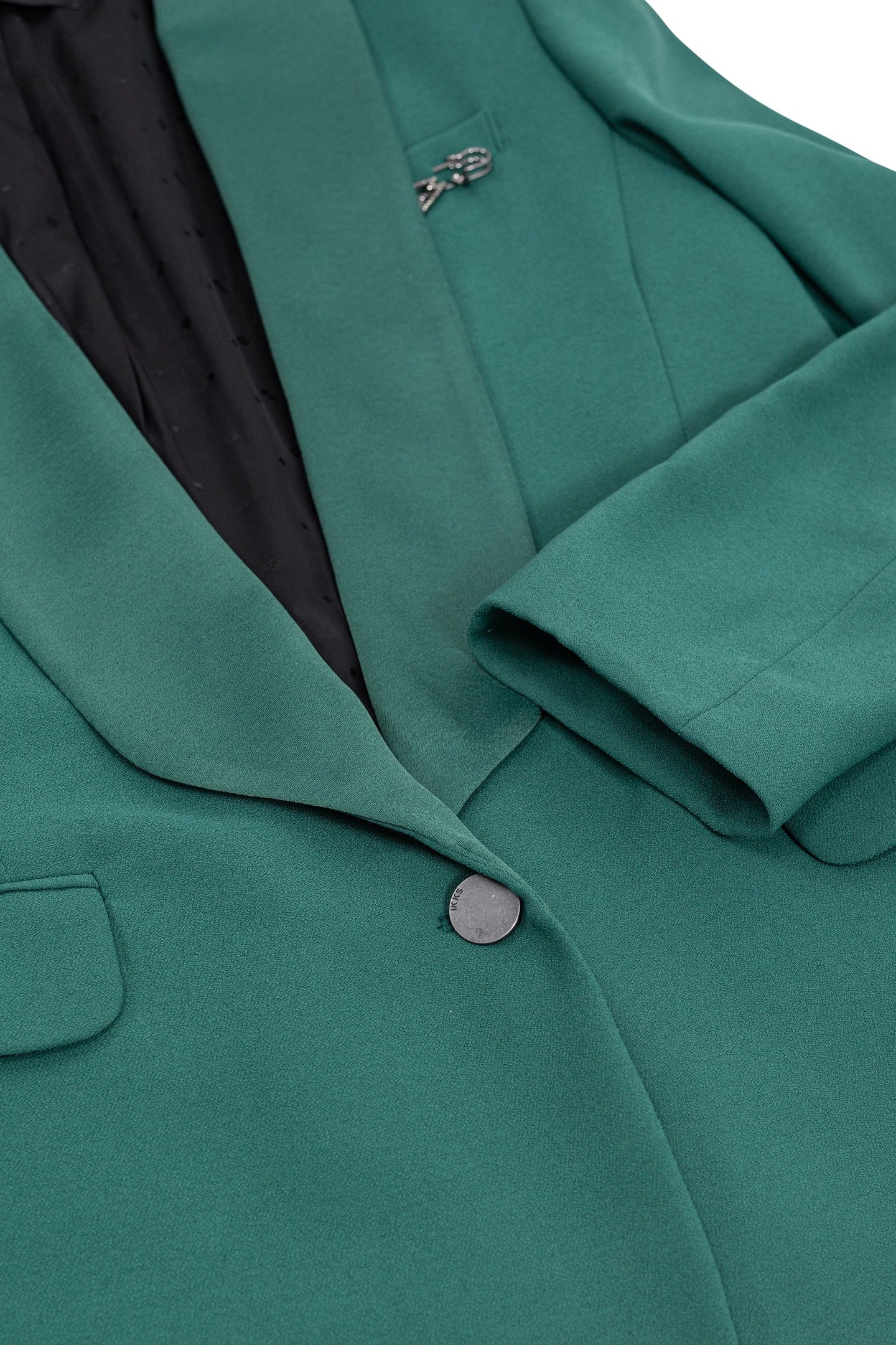 EMERALD OVERSIZED SHAWL COLLAR SUIT JACKET 2