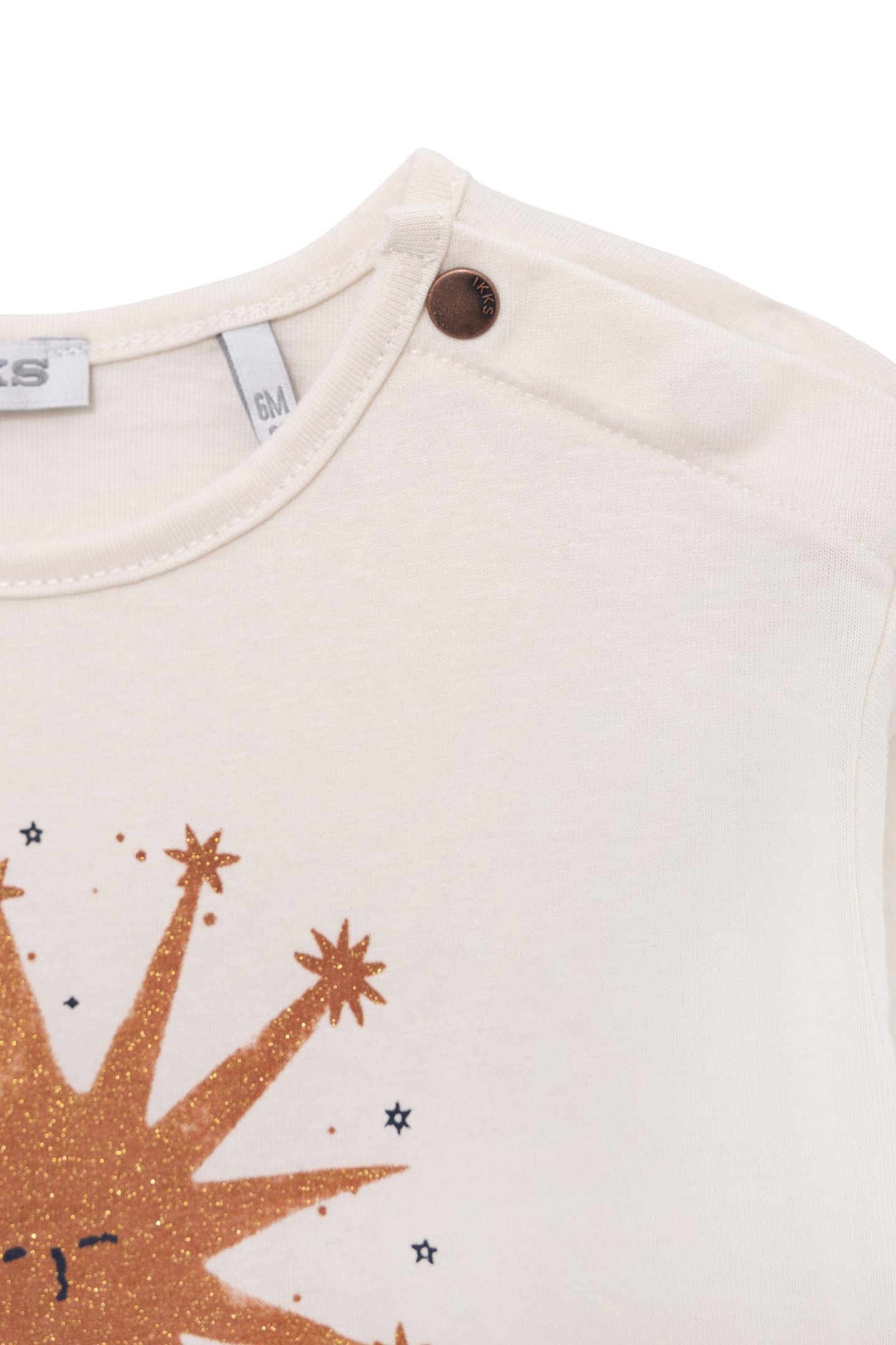 ECRU ORGANIC COTTON NIGHT STAR T-SHIRT BABY GIRL 5