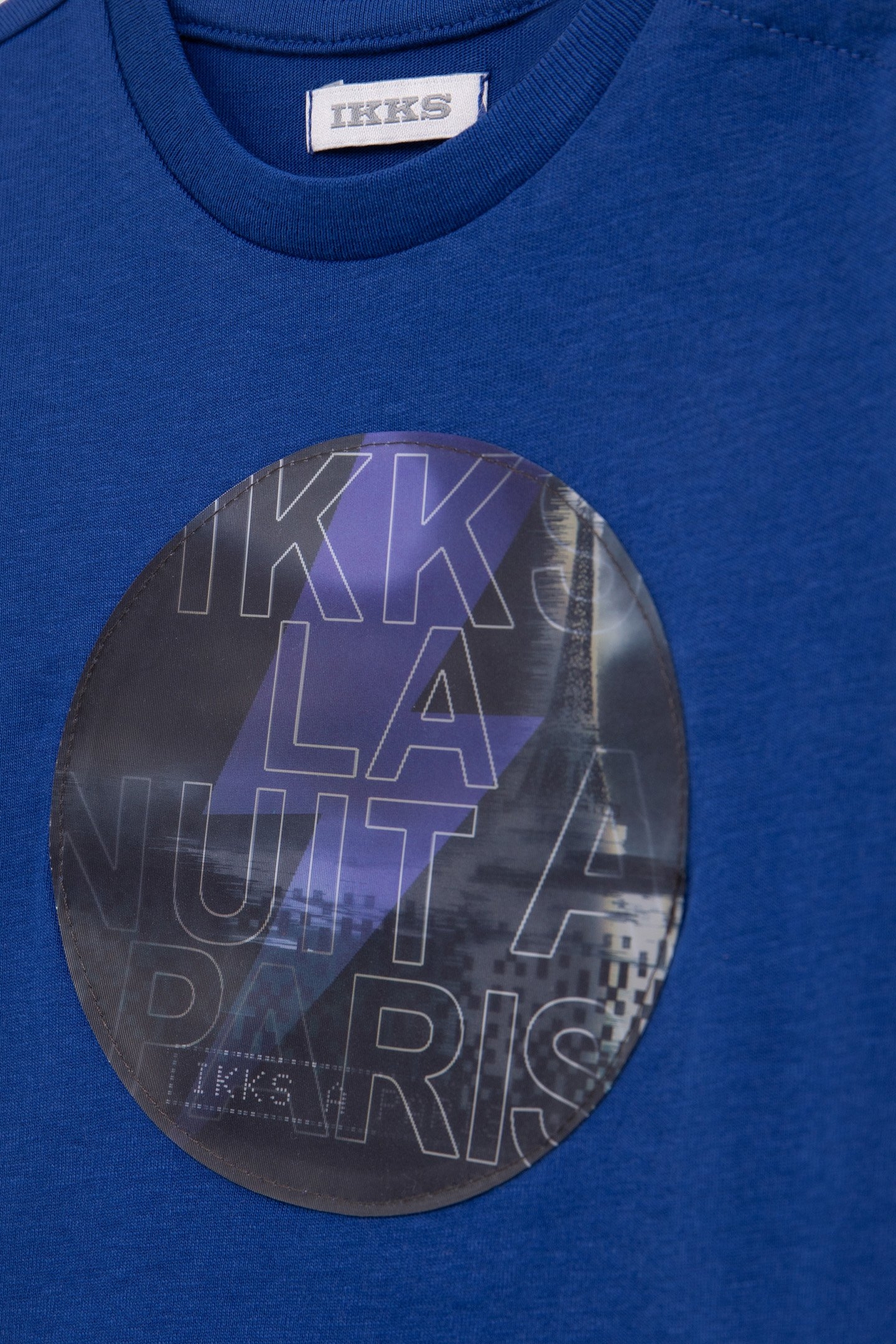 BABY BOY LENTICULAR BLUE ORGANIC COTTON T-SHIRT 6