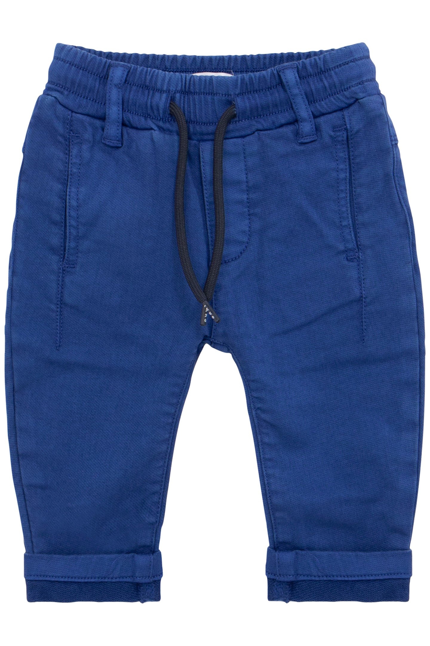 BABY BOY'S COMFORT BLUE ELASTICATED WAIST UPCYCLED JEANS 1