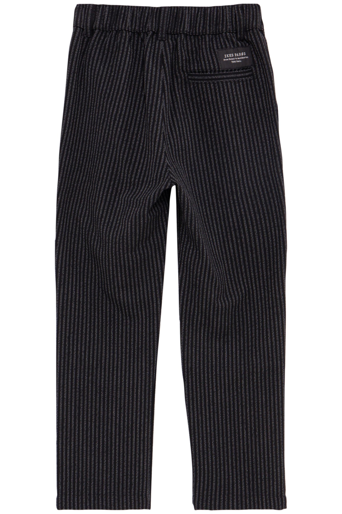 BOY'S BLACK PINSTRIPE PANTS 2