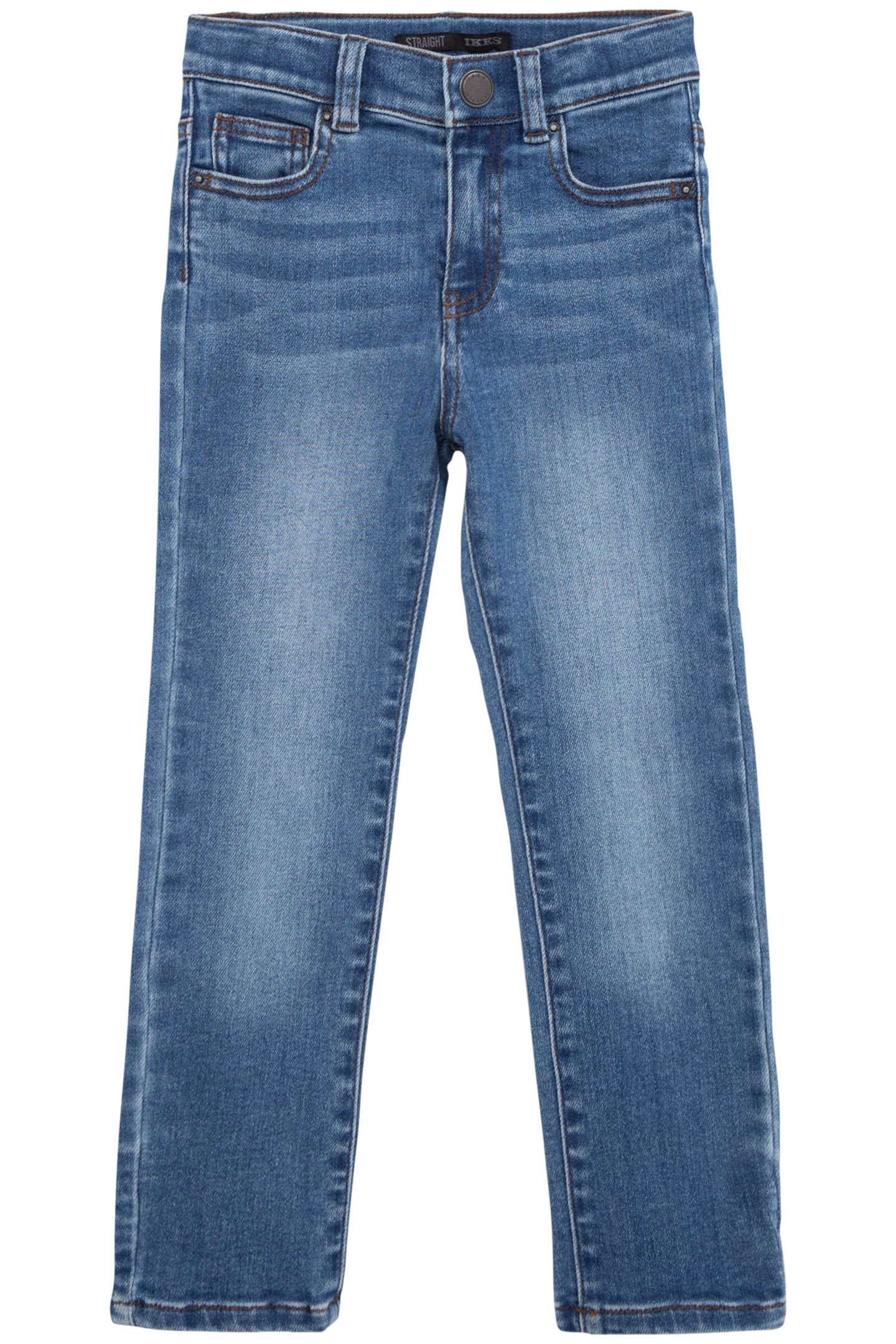 BOYS' BLUE HEAVY-DUTY STRAIGHT-LEG JEANS 1