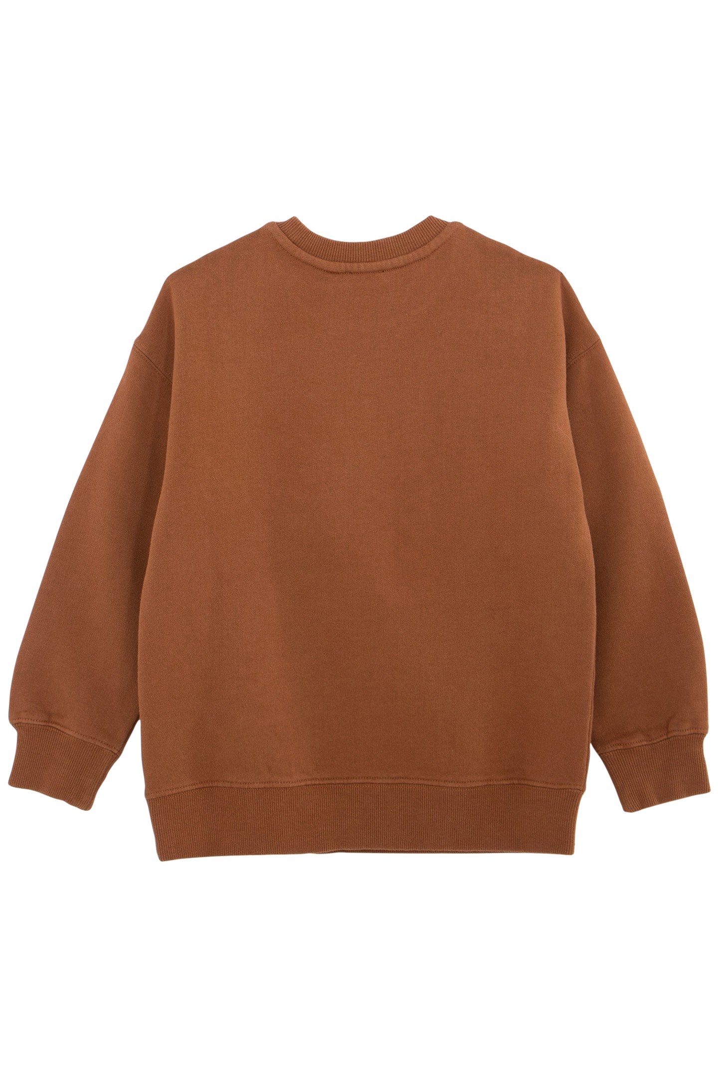 BOY'S CAMEL MAXI SWEATSHIRT WITH K-COMÈTE LOGO EMBROIDERY 2