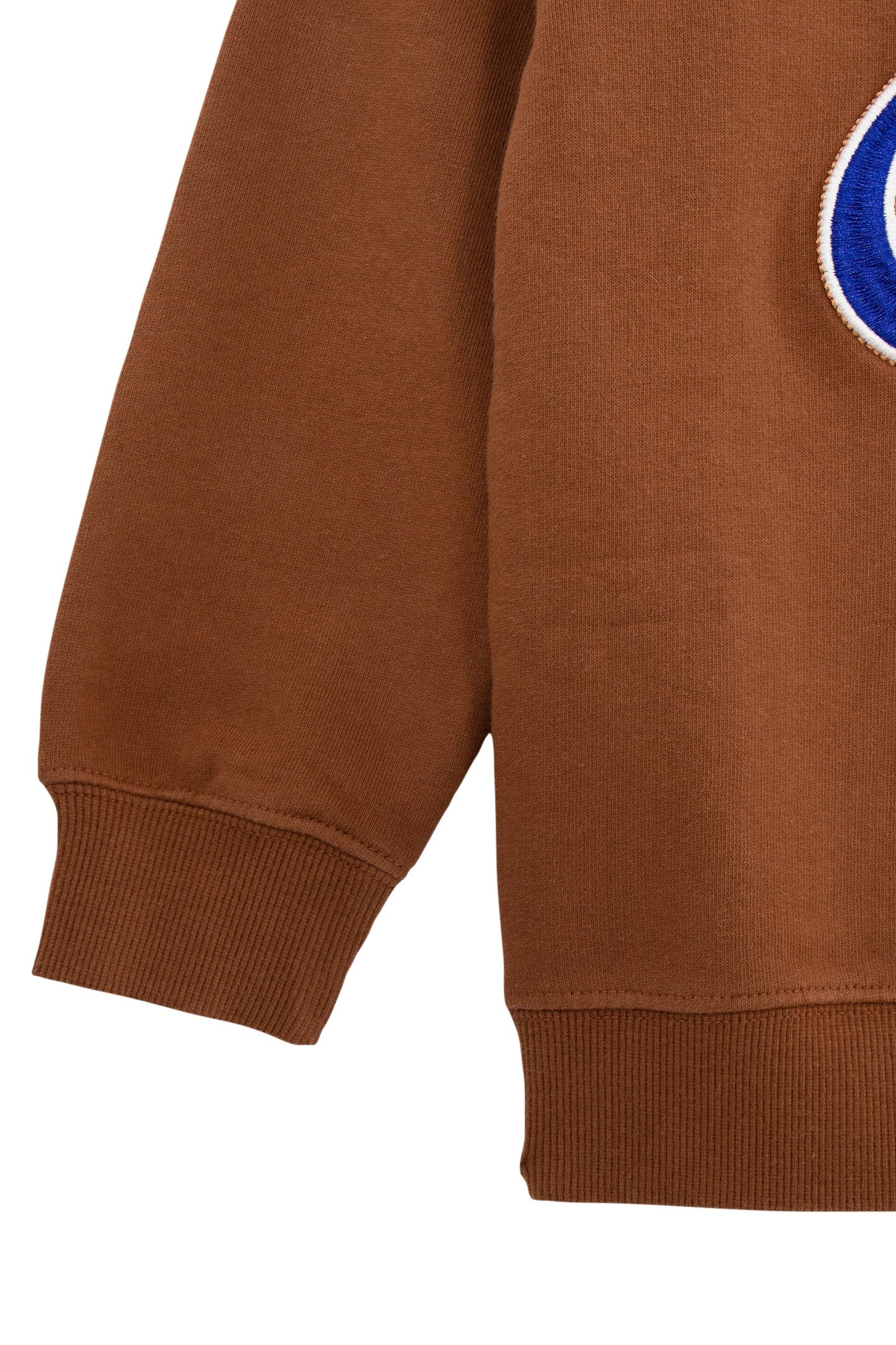 BOY'S CAMEL MAXI SWEATSHIRT WITH K-COMÈTE LOGO EMBROIDERY 5
