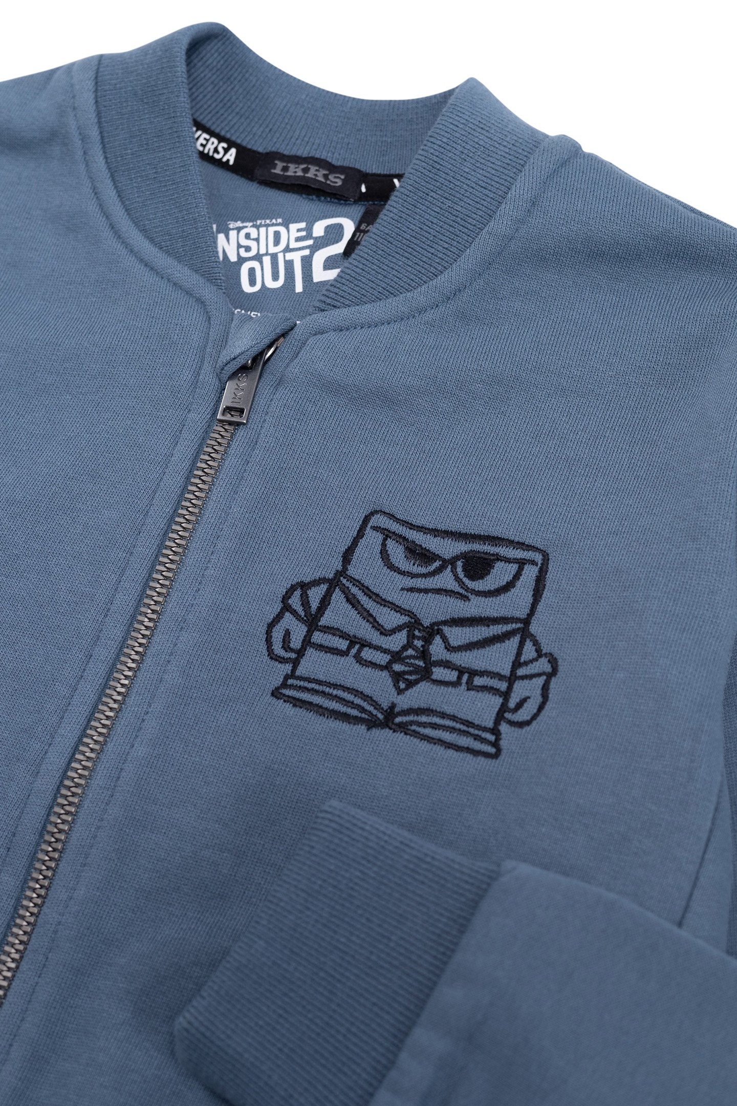 BOY'S BLUE EMBOSSED AND EMBROIDERED VICE-VERSA CARDIGAN 4