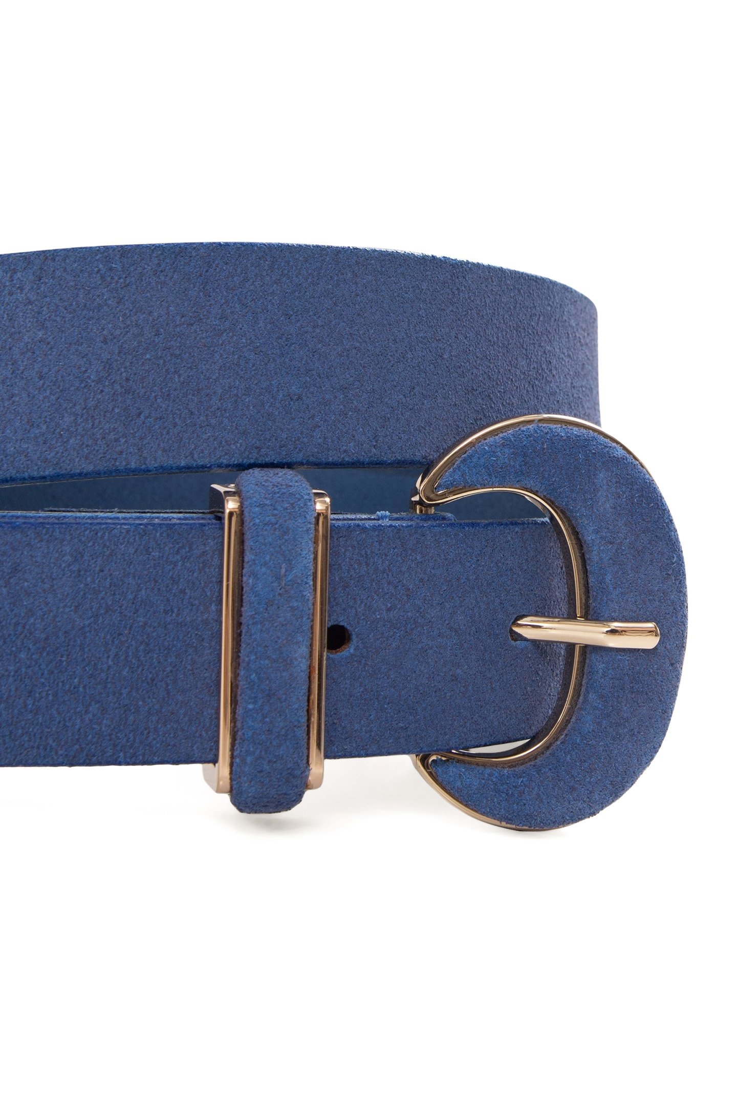 SKY BLUE SUEDE BELT 4