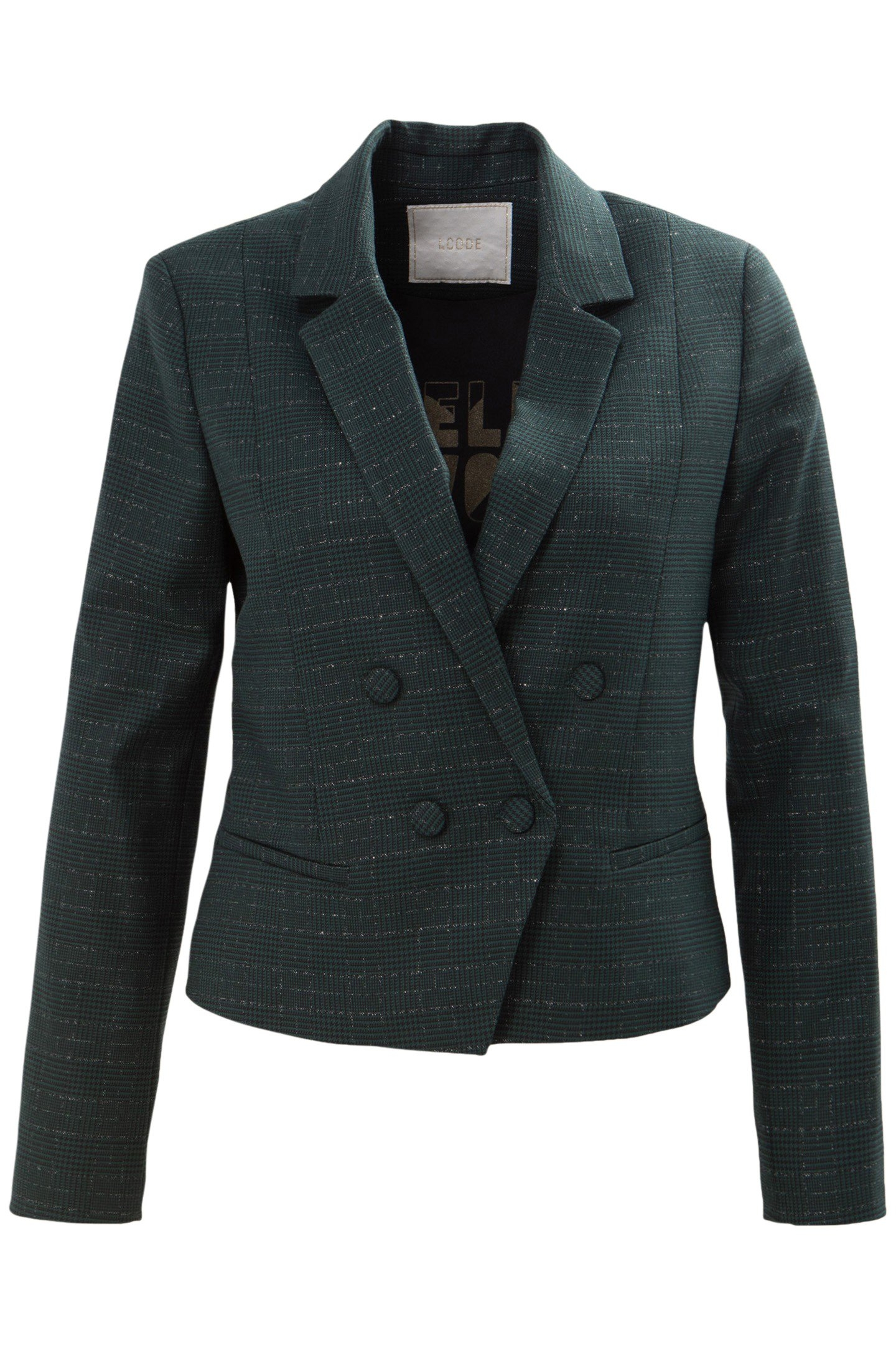 MIDNIGHT GREEN CHECK SUIT JACKET 4