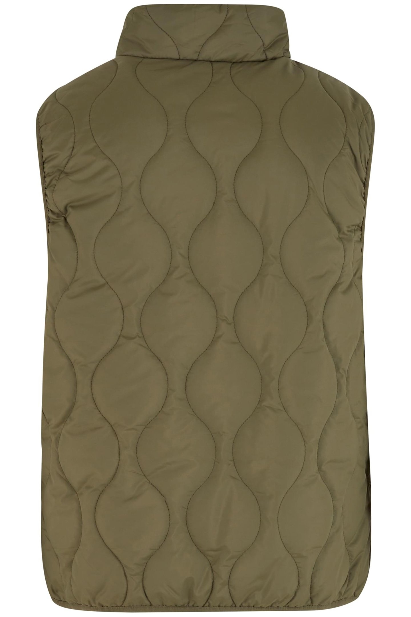 MENS SUPER LIGHT BUBBLE VEST OLIVE 2