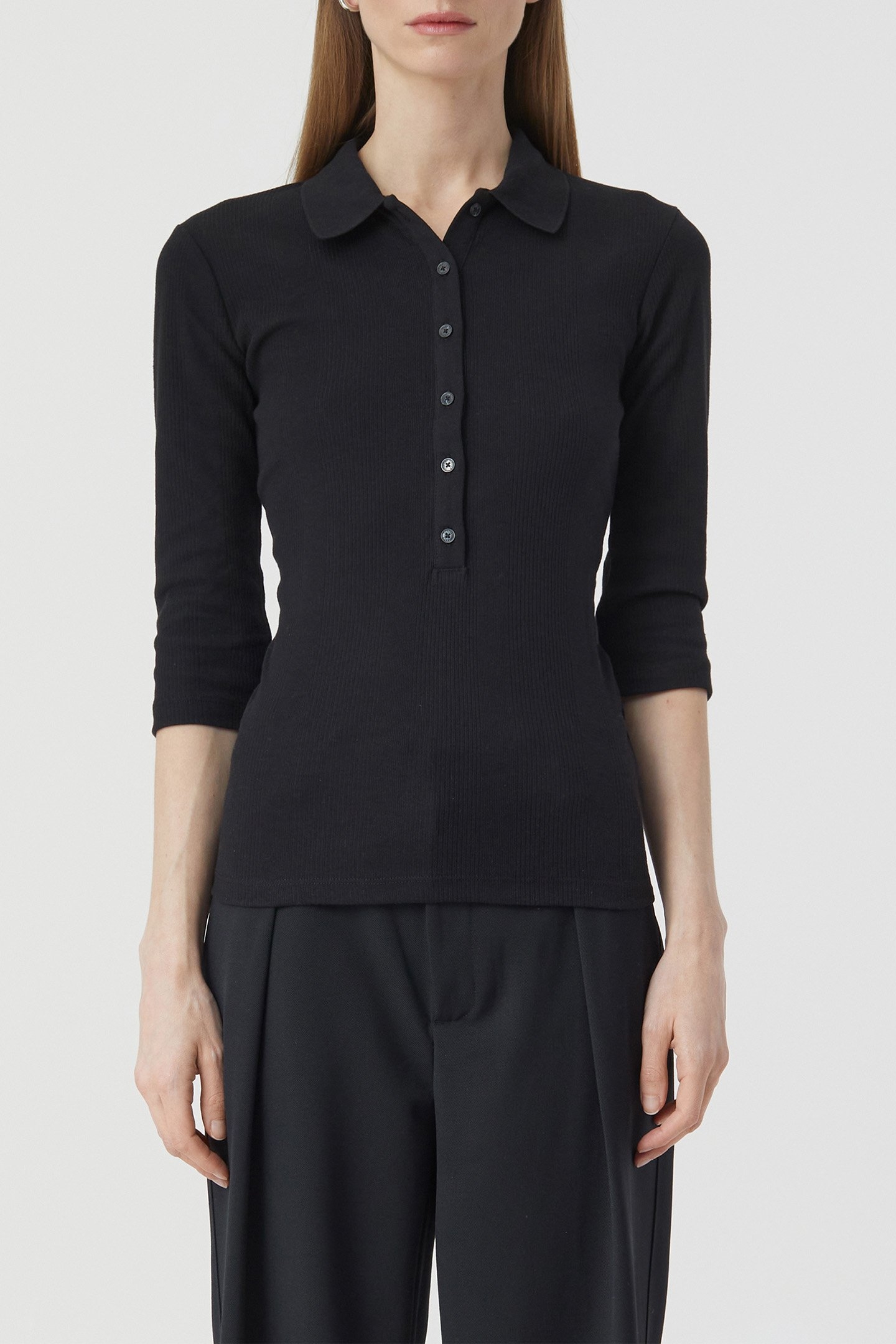 POLO SHORT SLEEVE T-SHIRTS BLACK 1