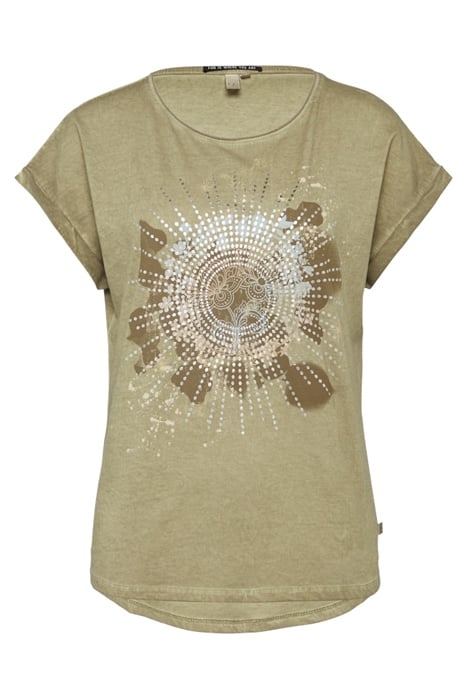 S.OLIVER-QS T-SHIRTS DARKGREEN 3