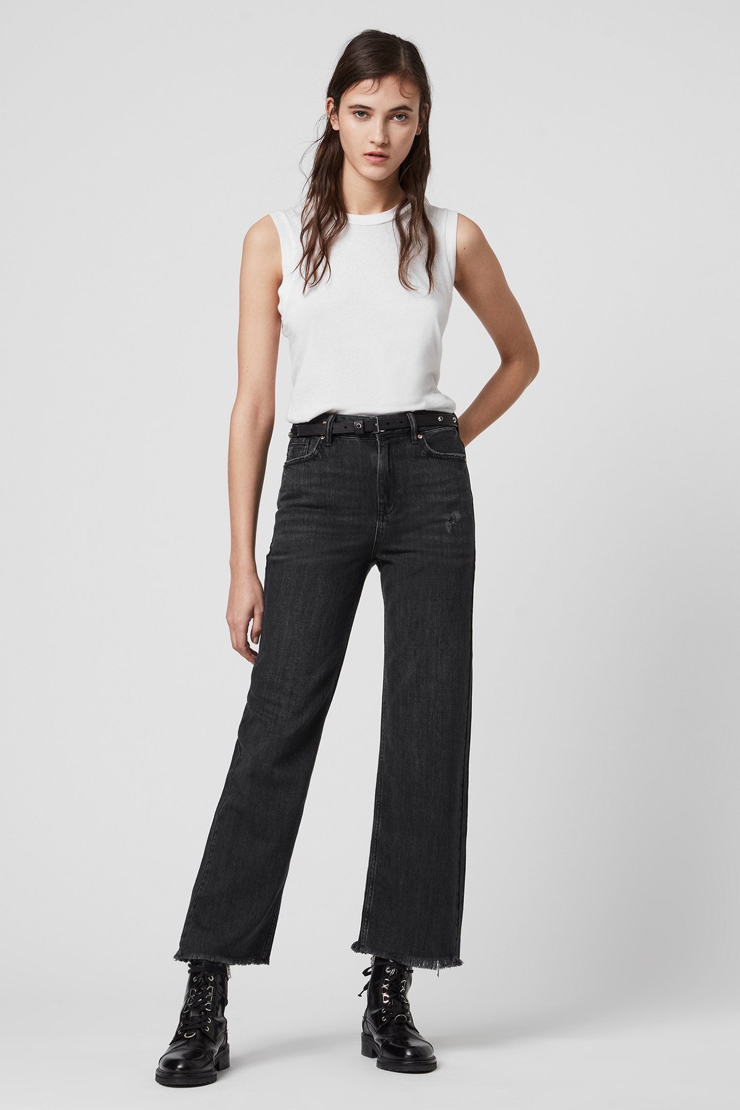 ASH BOYFRIEND JEAN WASHED BLACK 2